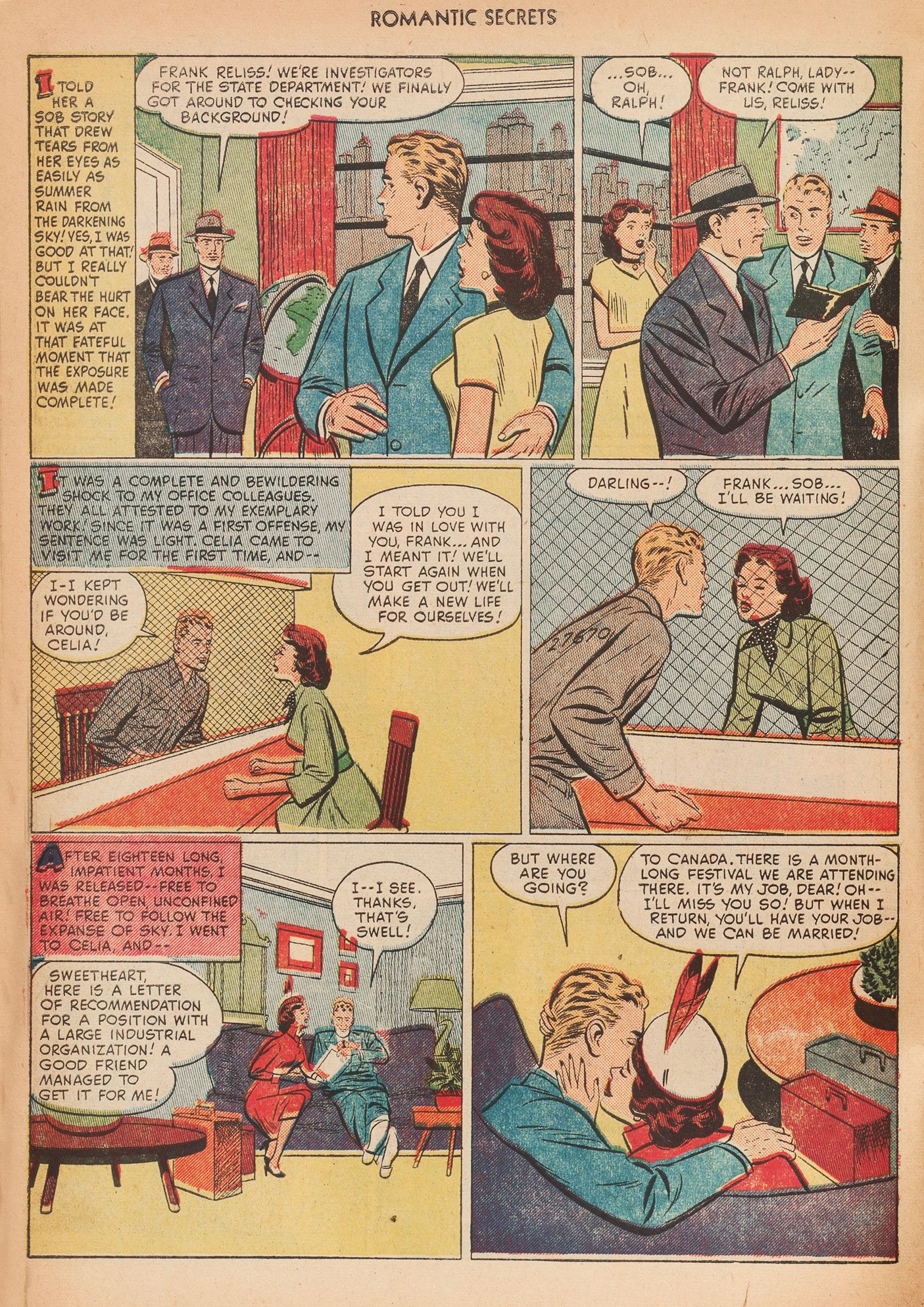 Read online Romantic Secrets comic -  Issue #28 - 24