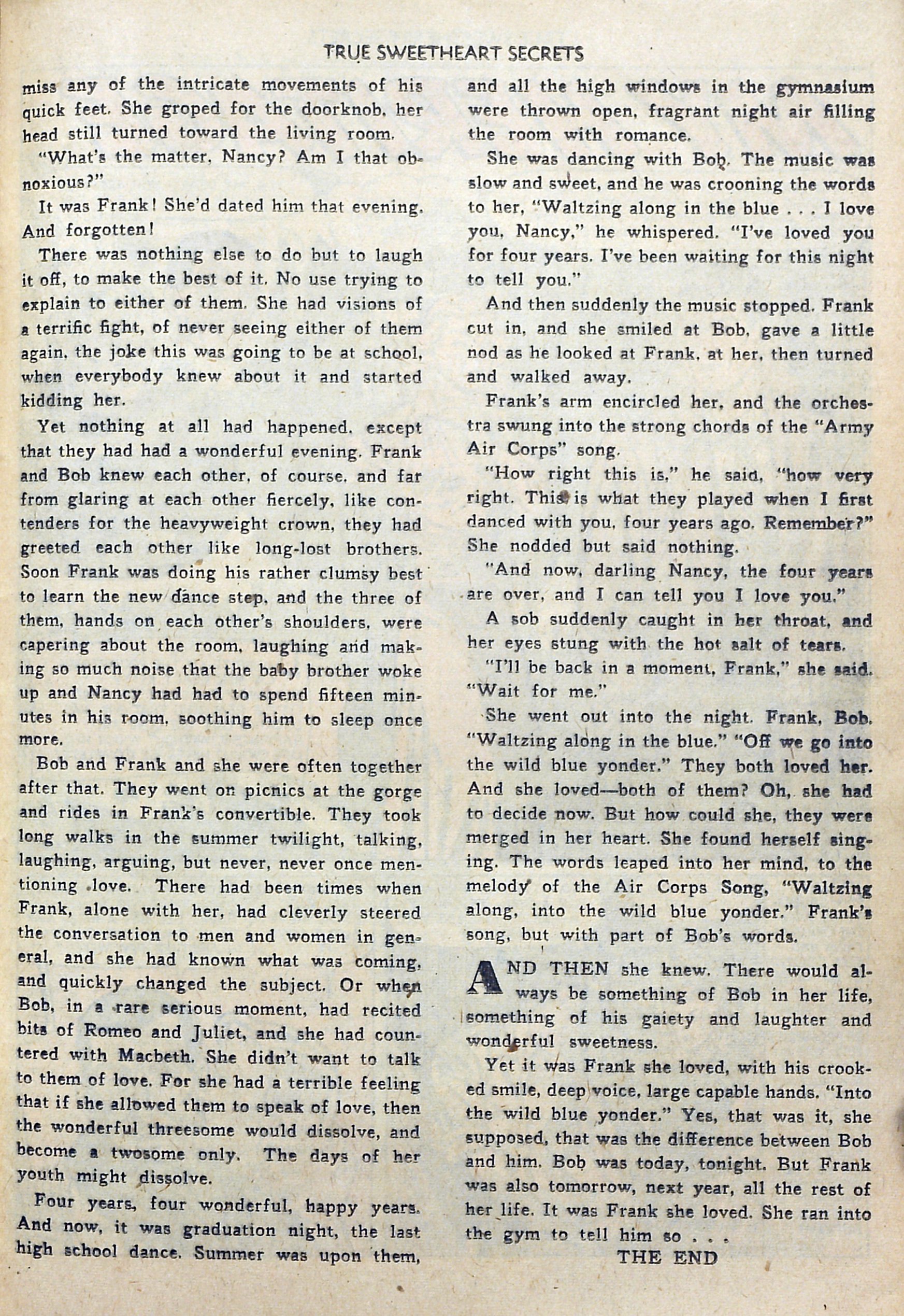 Read online True Sweetheart Secrets comic -  Issue #6 - 25