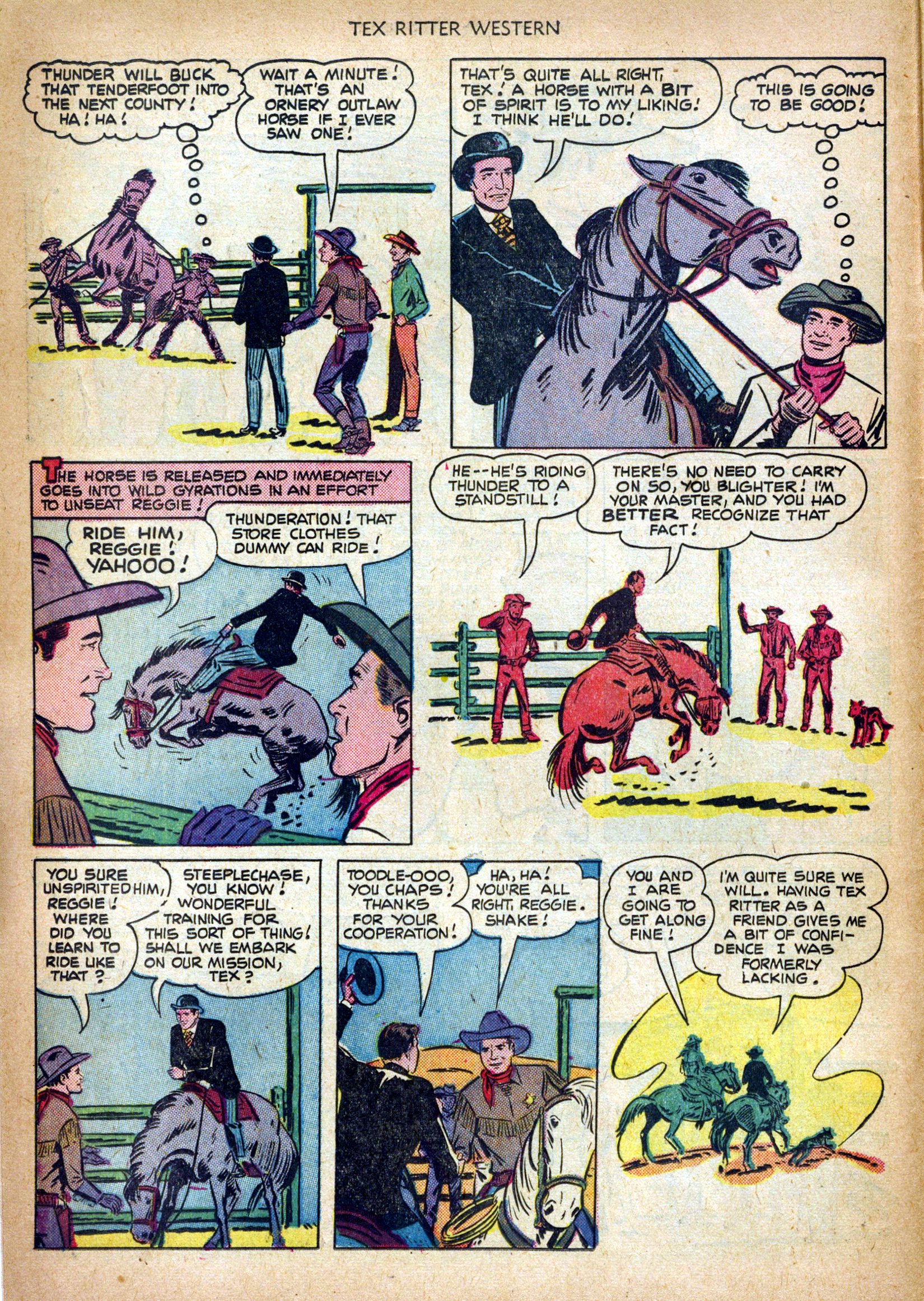 Read online Tex Ritter Western comic -  Issue #6 - 6