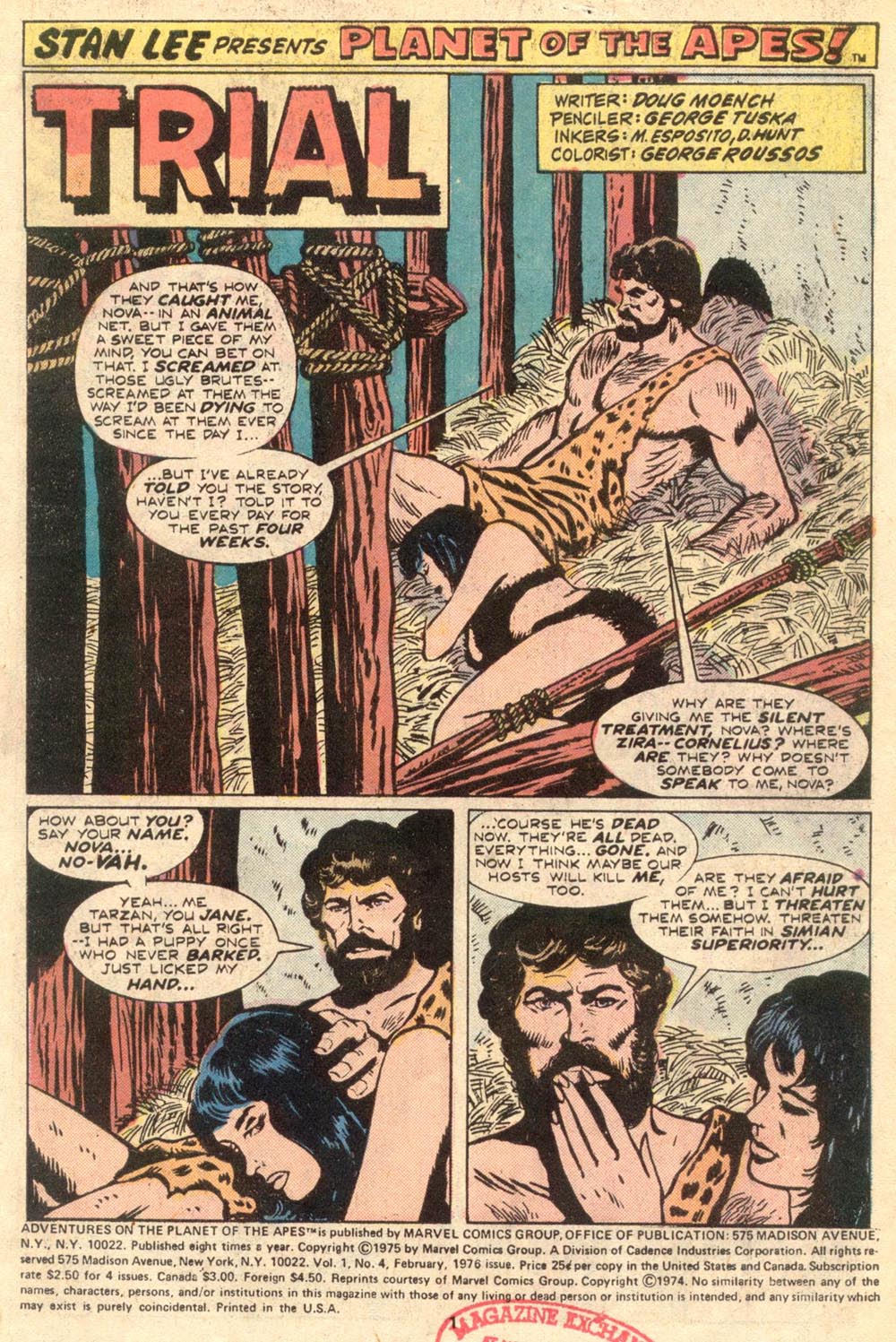 Read online Adventures on the Planet of the Apes comic -  Issue #4 - 2
