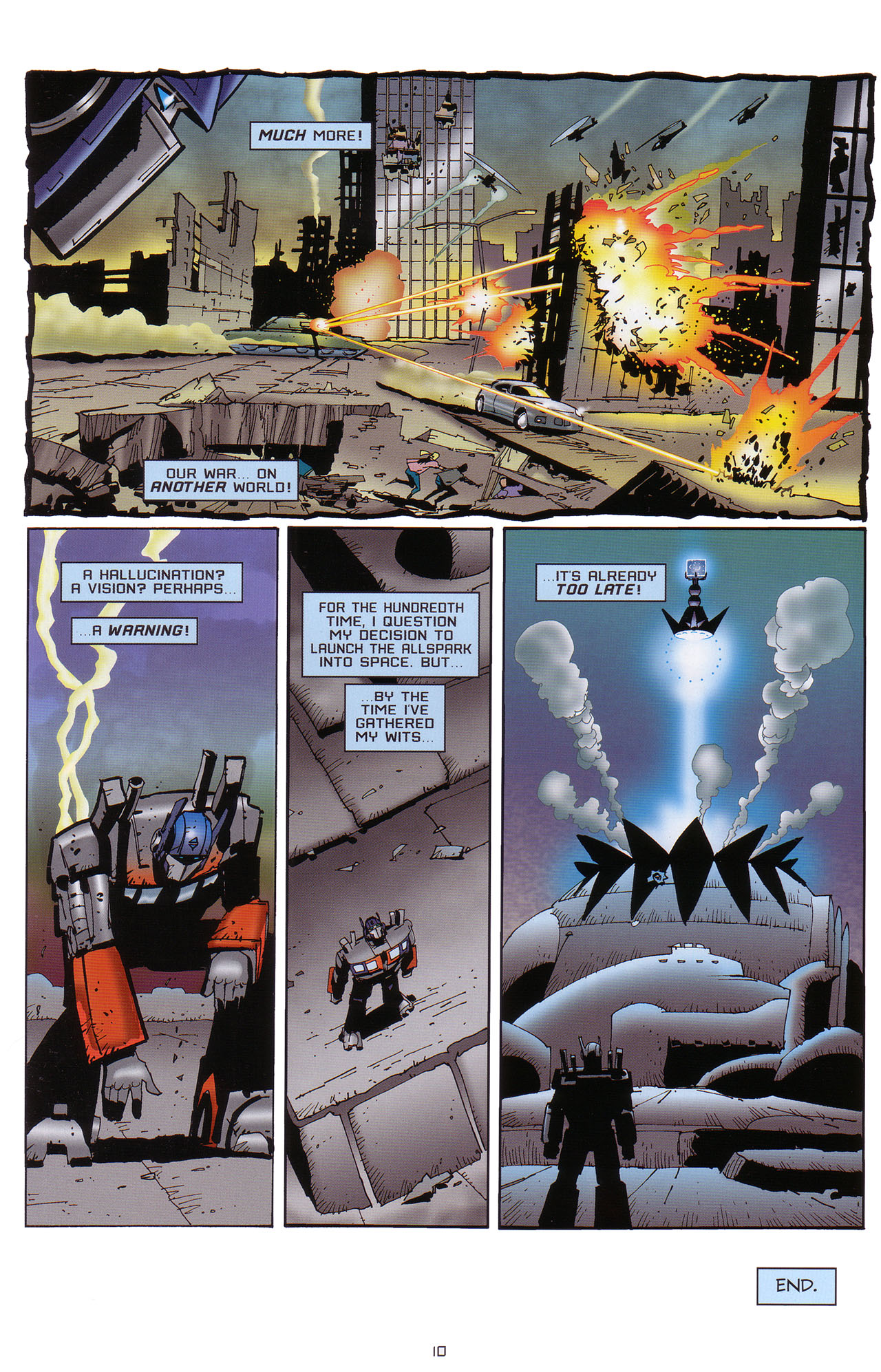 Read online Transformers: Saga of the Allspark comic -  Issue #1 - 11