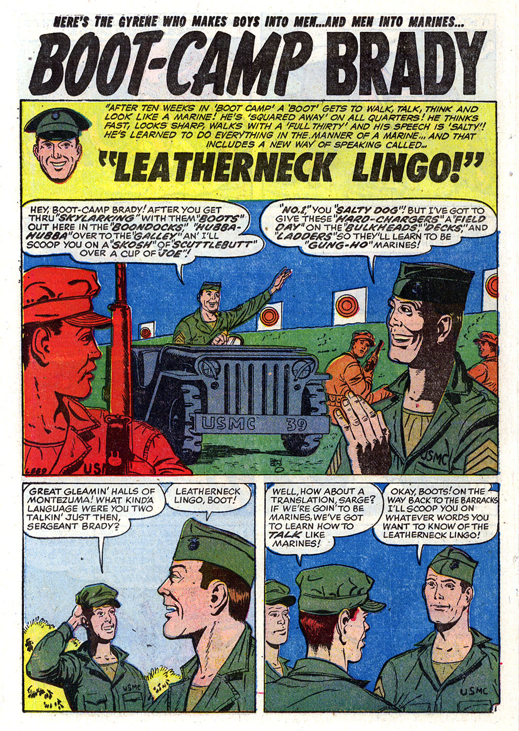 Read online Marines in Action comic -  Issue #12 - 21
