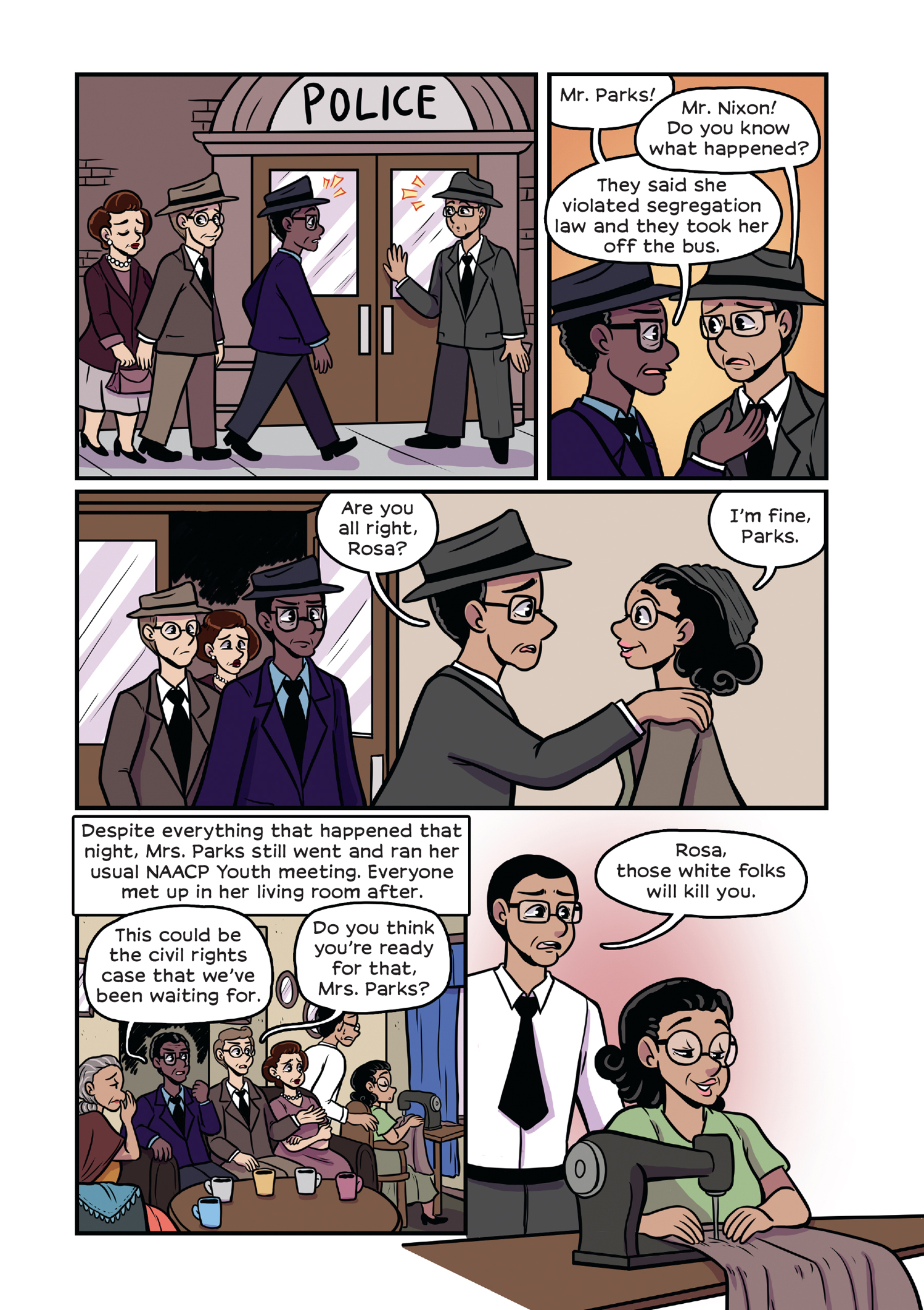 Read online History Comics comic -  Issue # Rosa Parks & Claudette Colvin - Civil Rights Heroes - 77