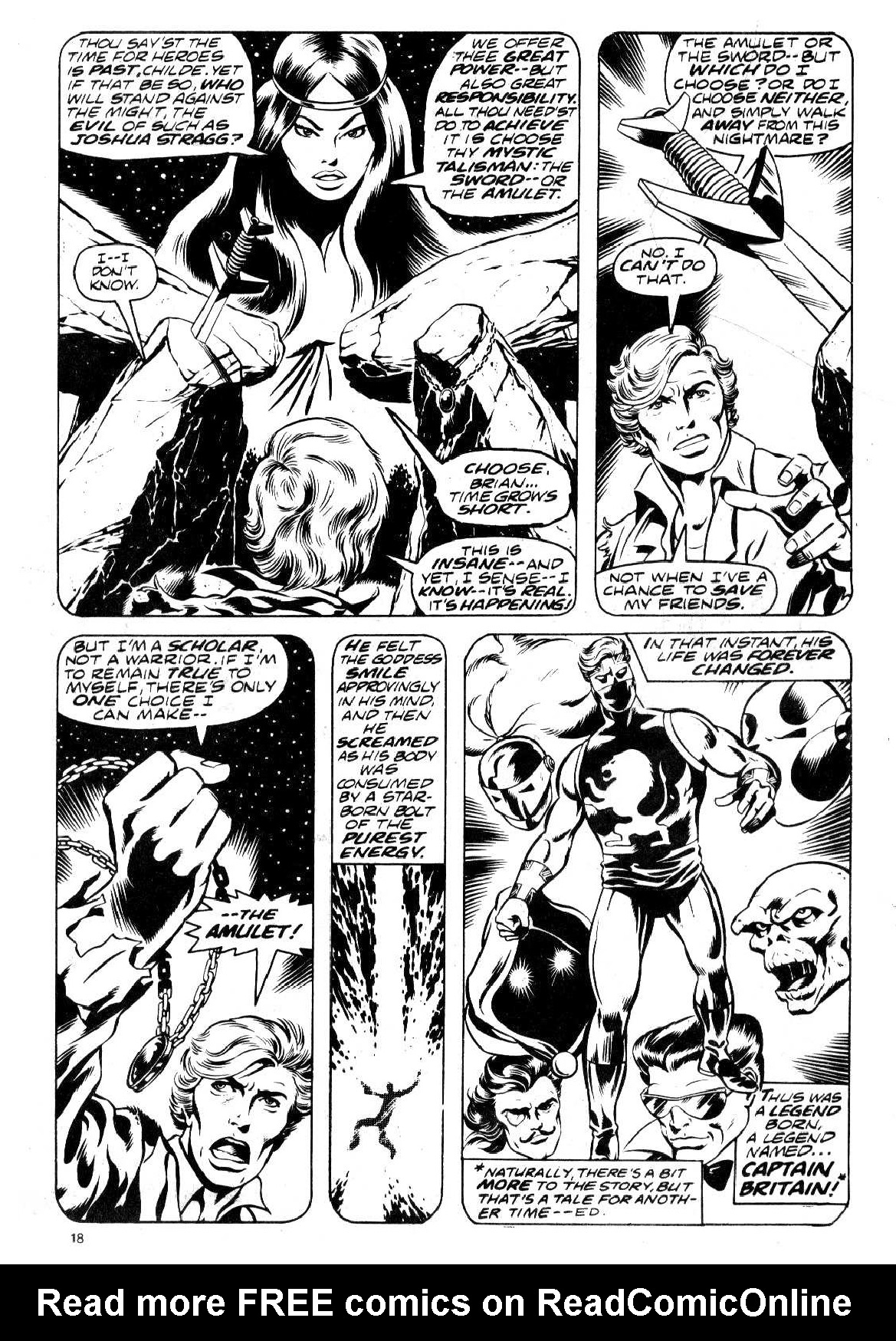 Read online Captain Britain Summer Special comic -  Issue #2 - 18