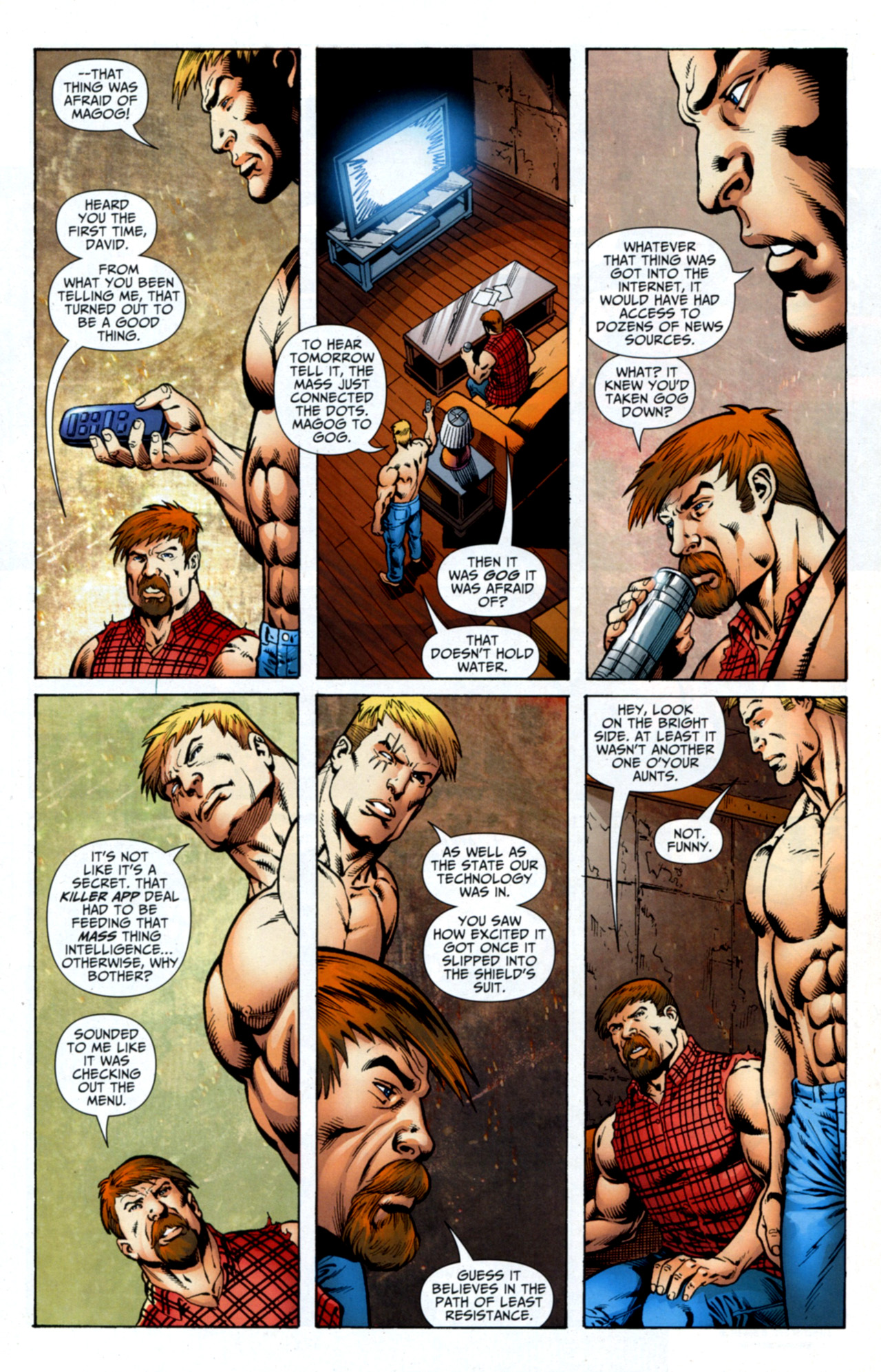 Read online Magog comic -  Issue #10 - 19