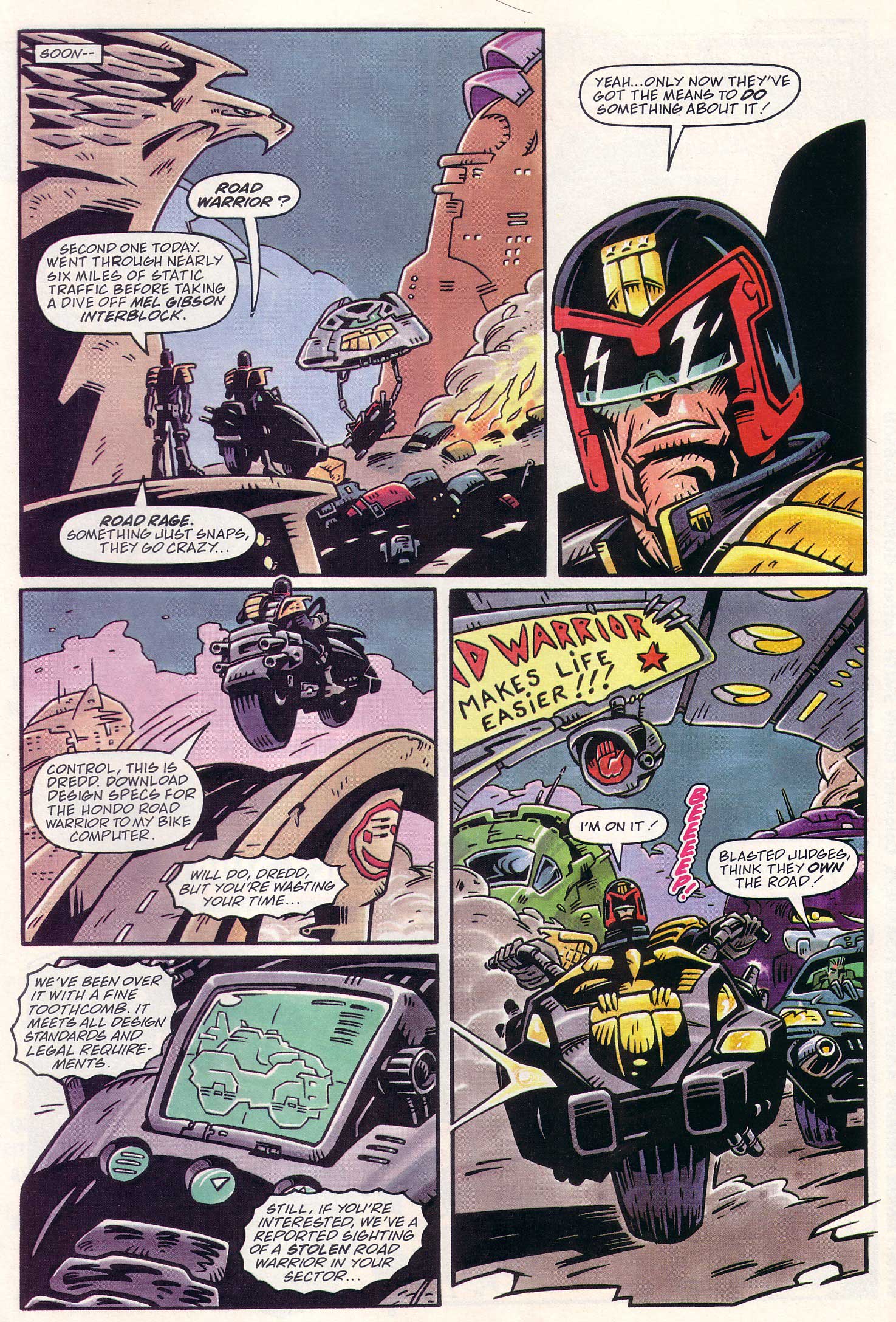 Read online Judge Dredd Lawman of the Future comic -  Issue #21 - 25