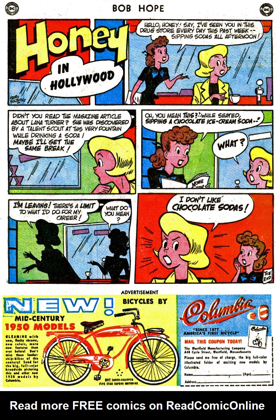 Read online The Adventures of Bob Hope comic -  Issue #4 - 10