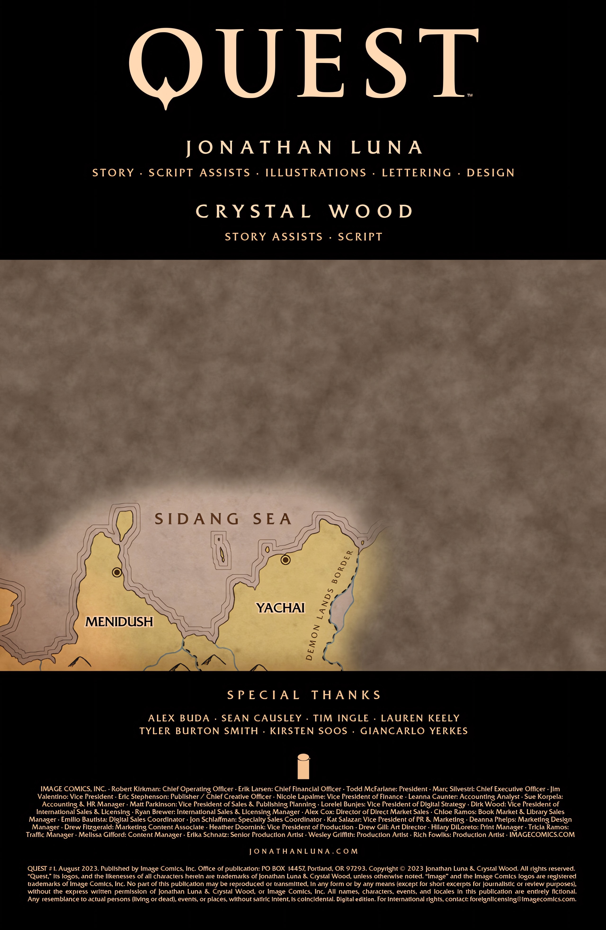 Read online Quest comic -  Issue #1 - 2