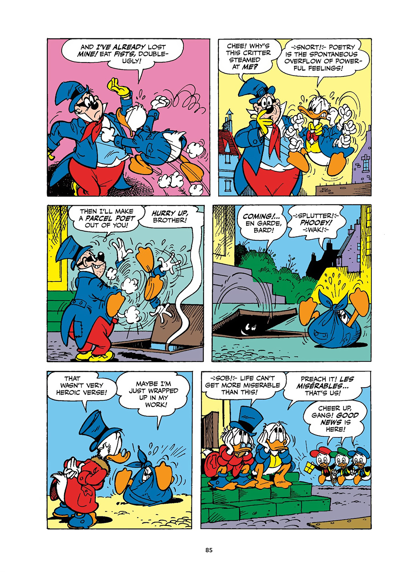 Read online Uncle Scrooge and Donald Duck in Les Misérables and War and Peace comic -  Issue # TPB (Part 1) - 86