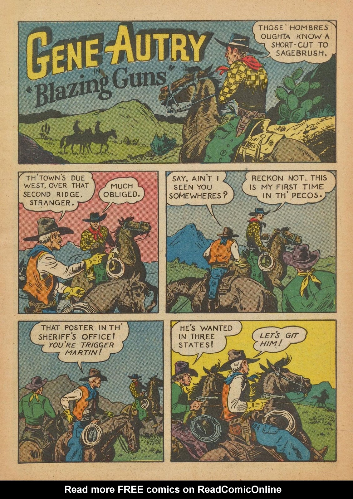 Gene Autry Comics issue 8 - Page 3