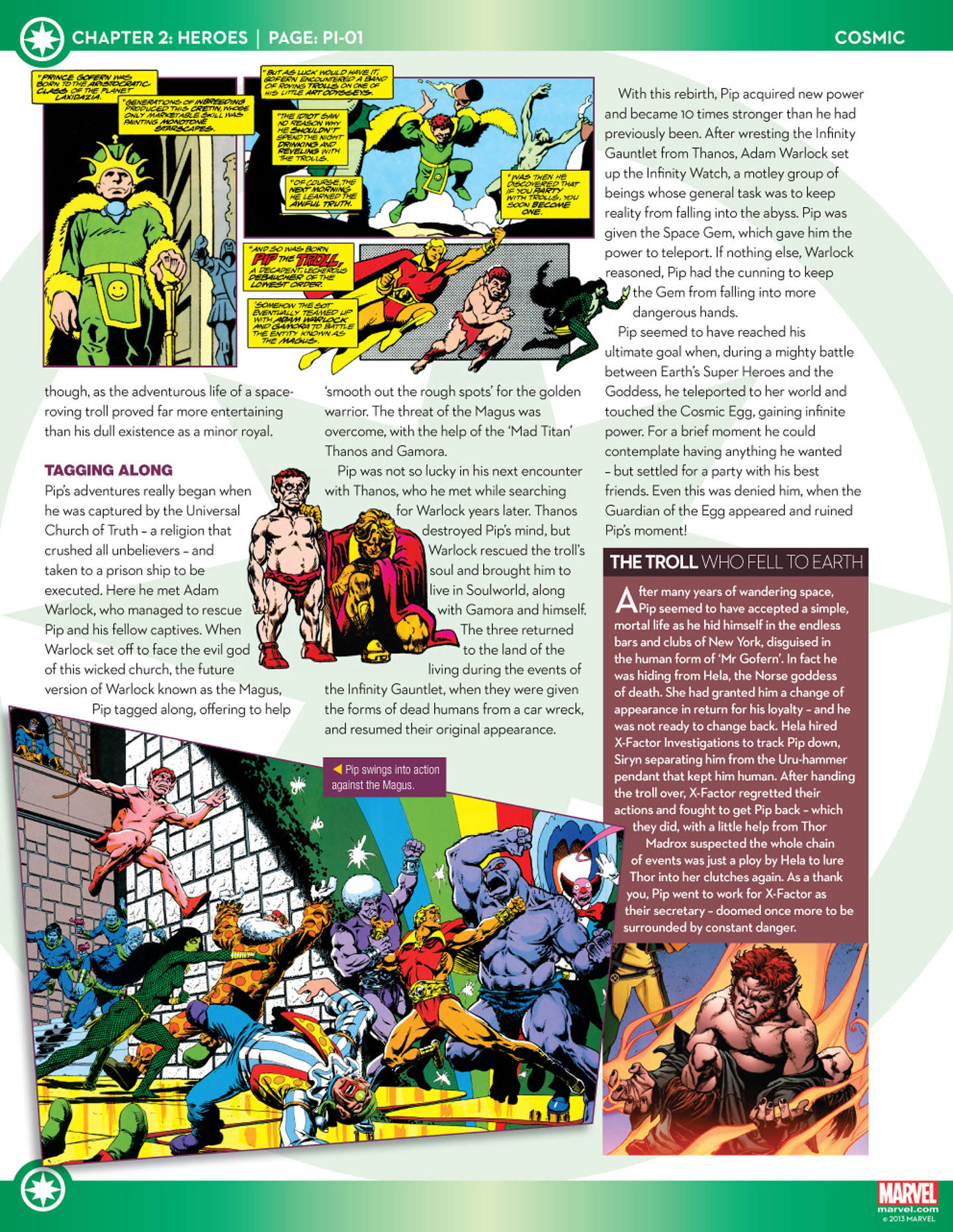 Read online Marvel Fact Files comic -  Issue #40 - 13