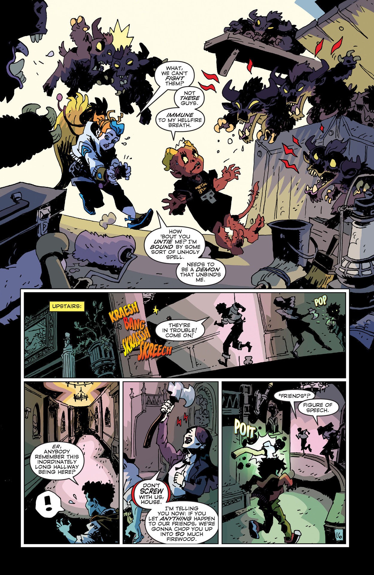 Read online In Hell We Fight! comic -  Issue #2 - 17