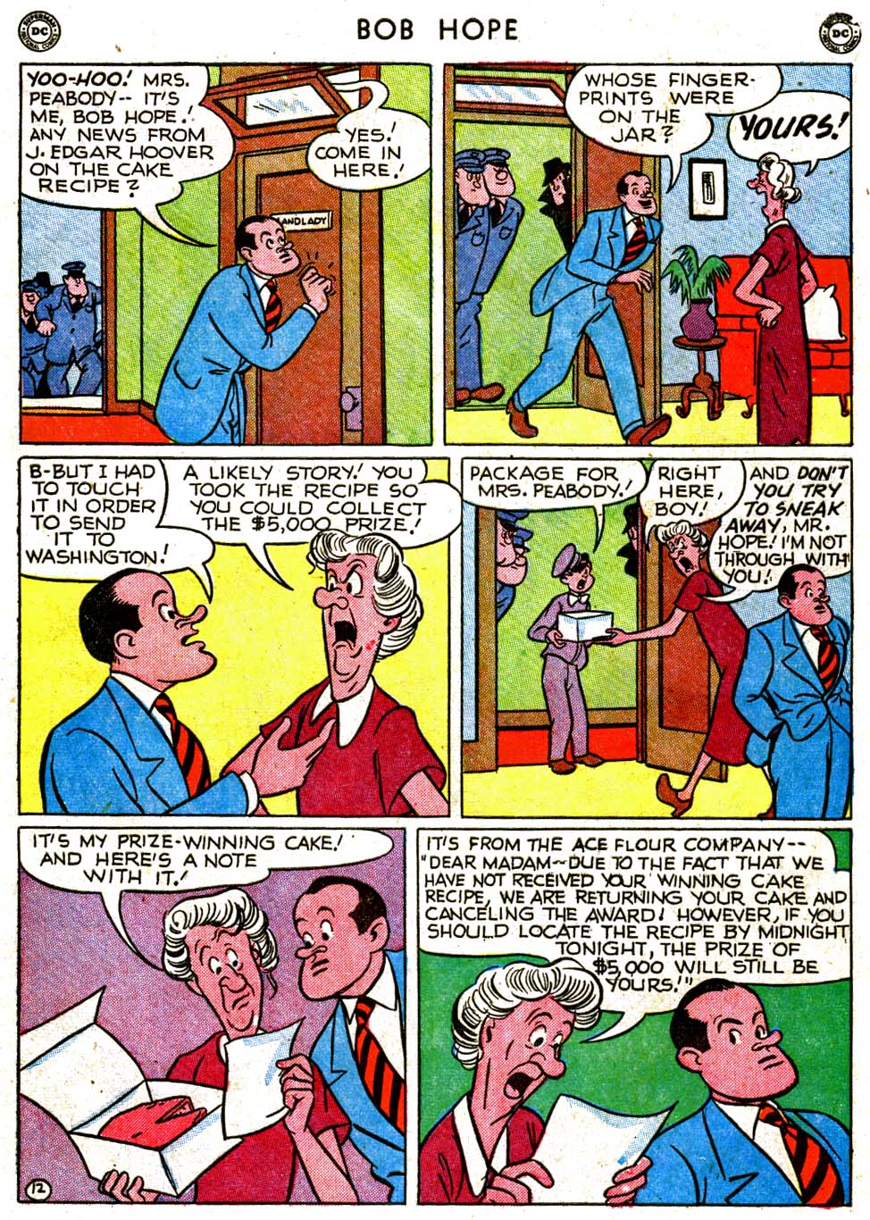 Read online The Adventures of Bob Hope comic -  Issue #4 - 45