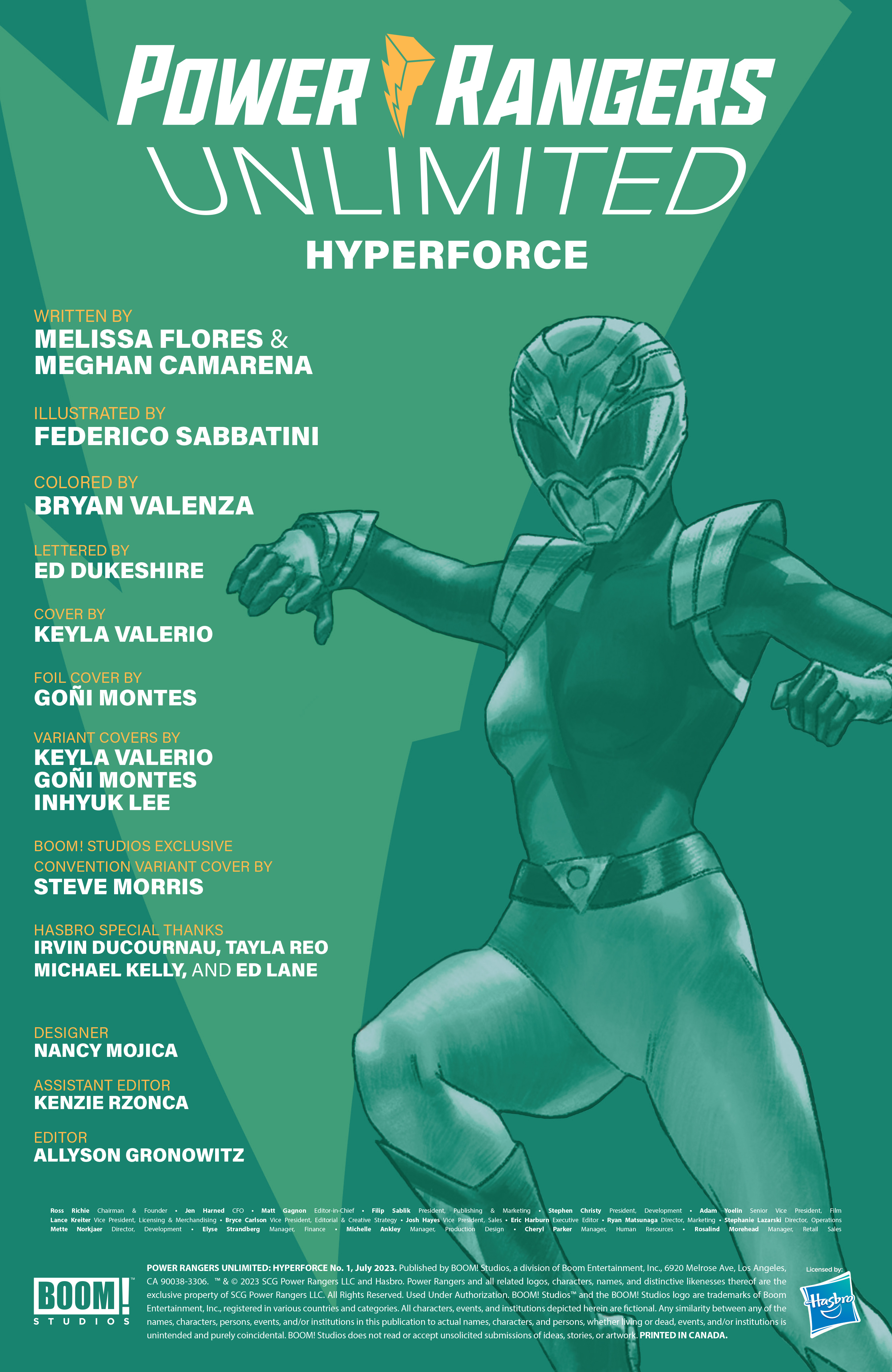 Read online Power Rangers Unlimited comic -  Issue # HyperForce - 2