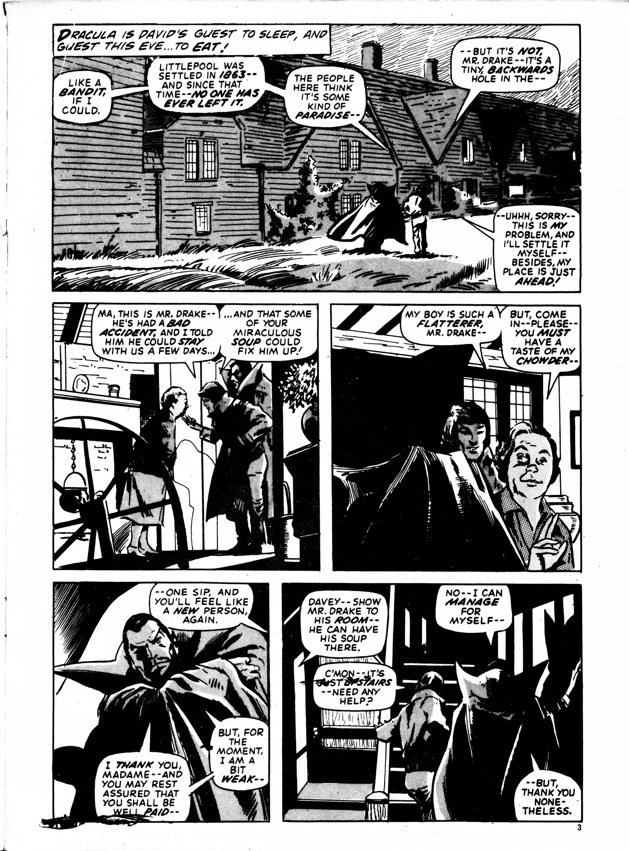 Read online Dracula Lives (1974) comic -  Issue #19 - 3
