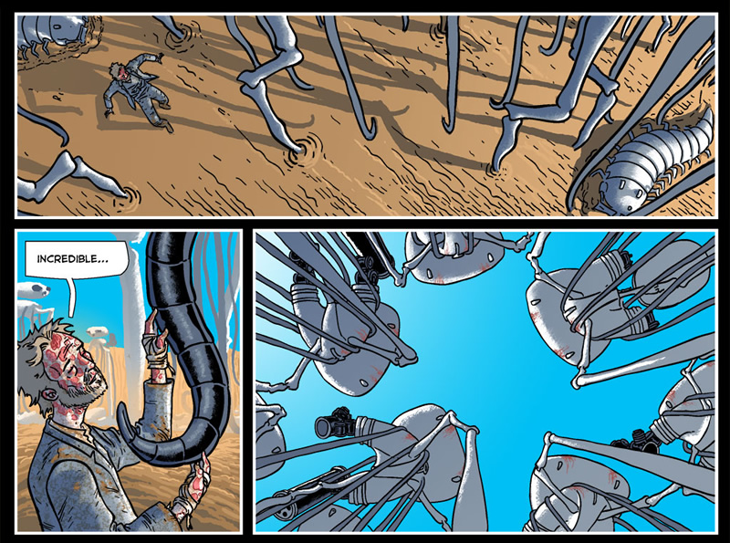 Read online H. G. Wells' The War of the Worlds comic -  Issue # TPB - 112
