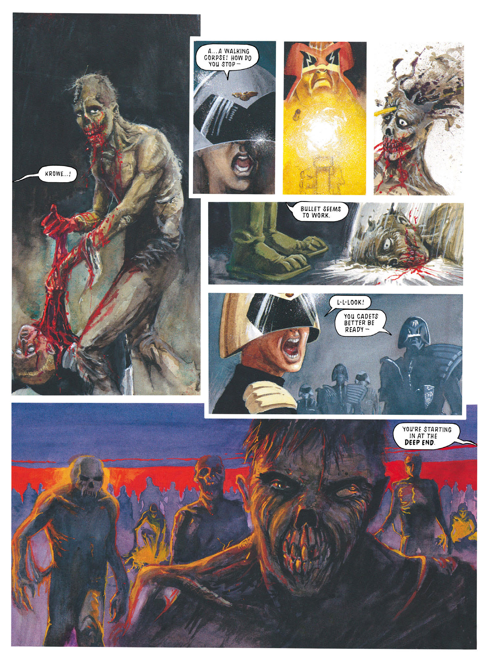 Read online Essential Judge Dredd: Judgement Day comic -  Issue # TPB - 10