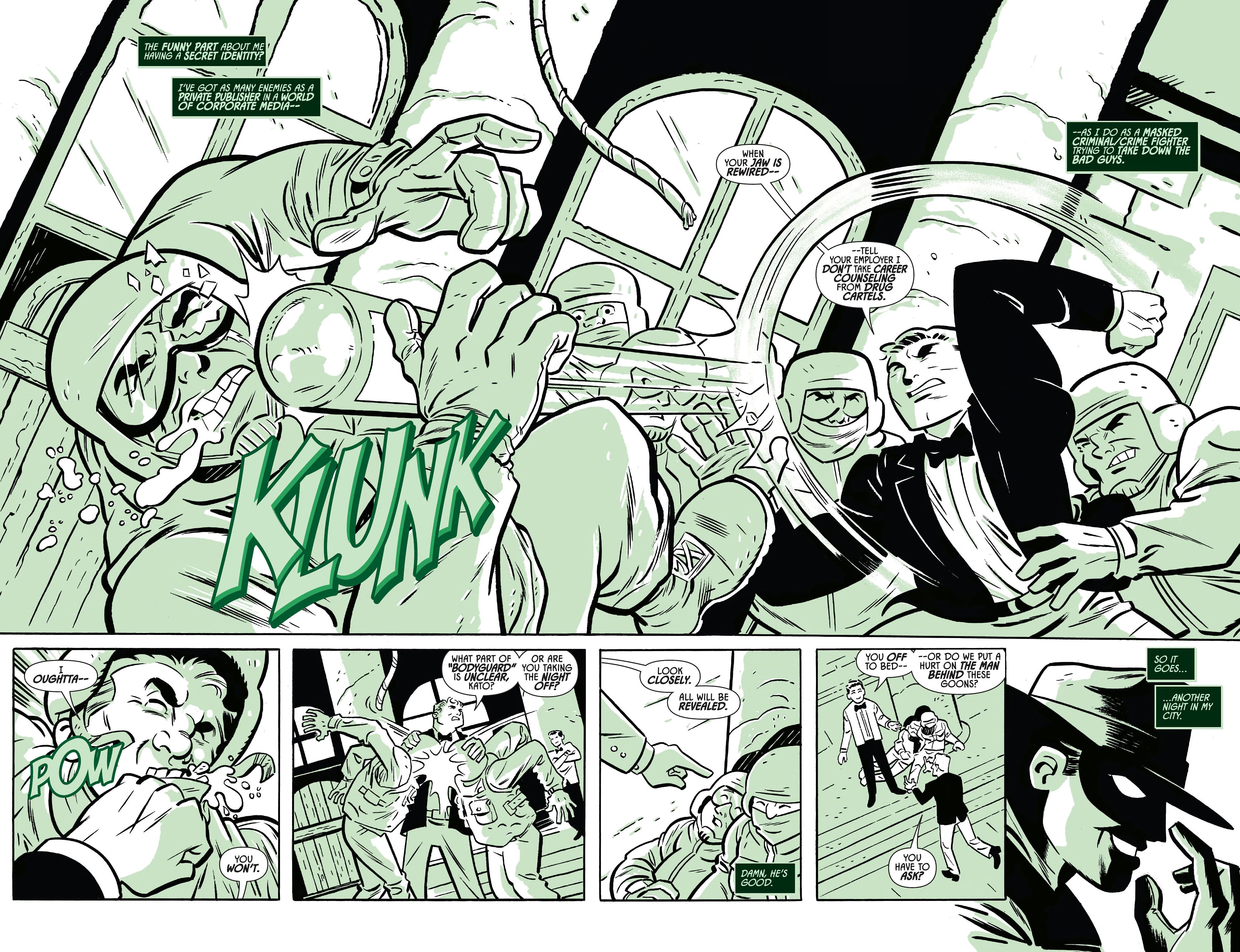 Read online The Green Hornet (2020) comic -  Issue # _Sky Lights Collection - 15