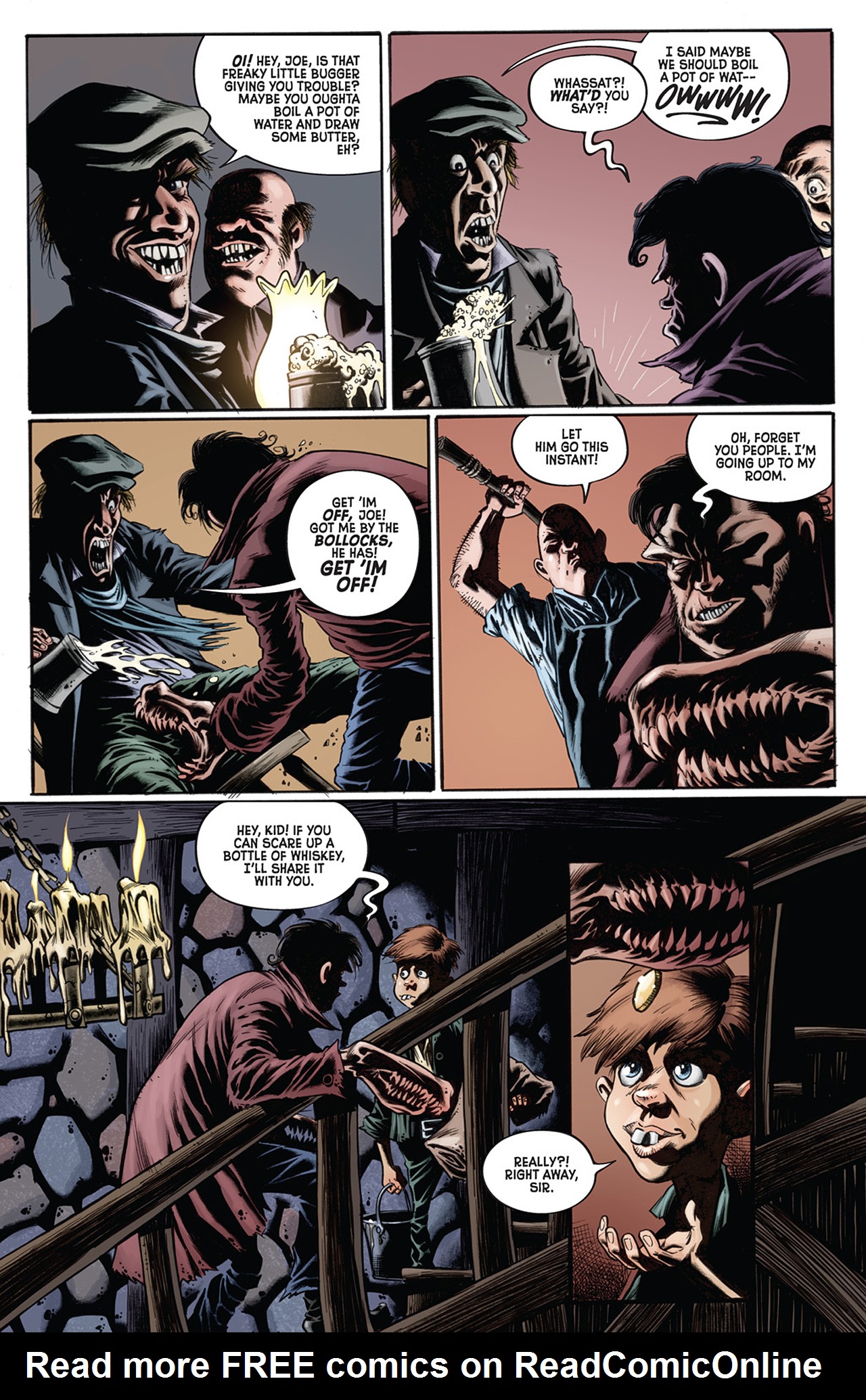 Read online Billy the Kid's Old Timey Oddities and the Orm of Loch Ness comic -  Issue #2 - 4
