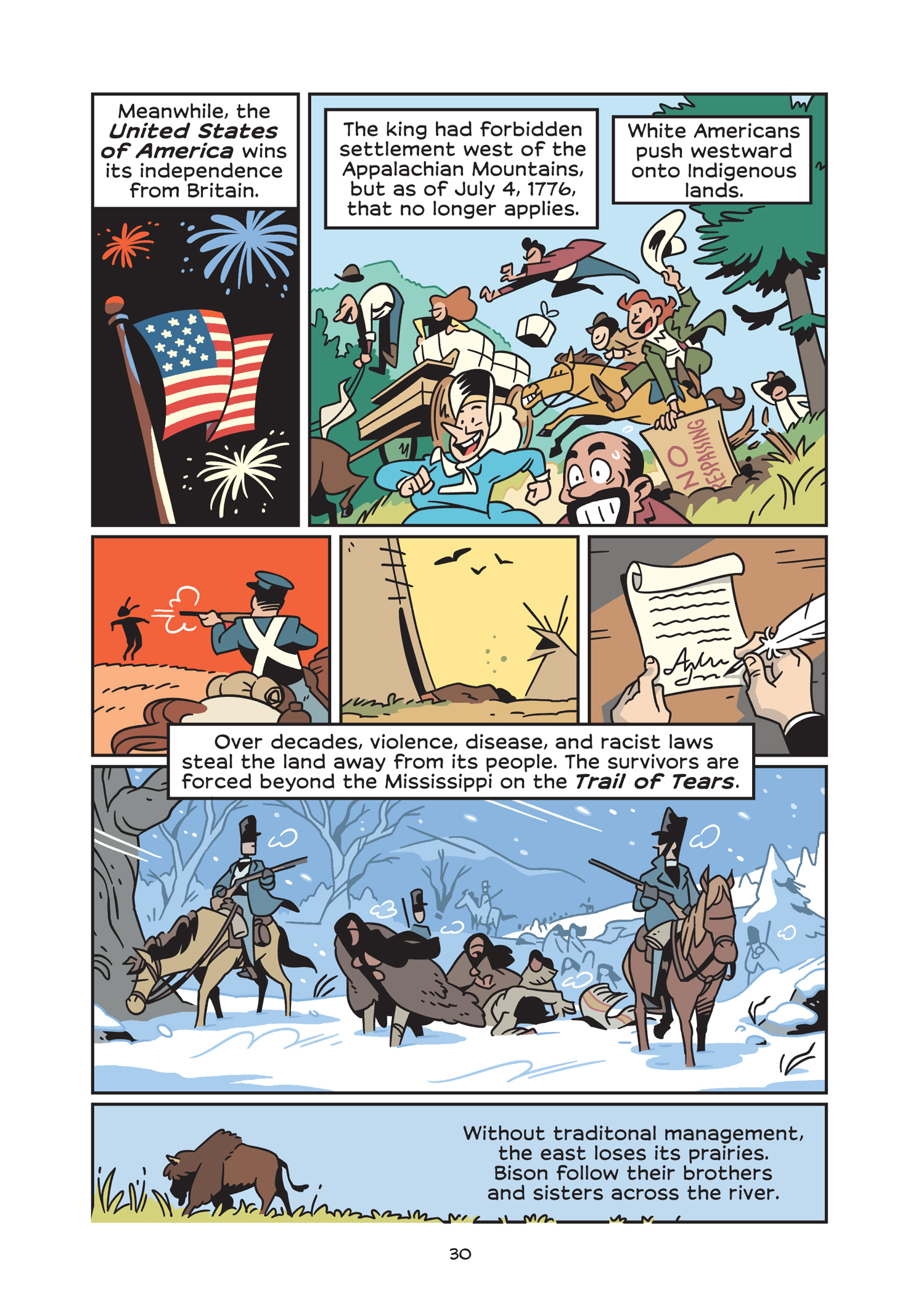 Read online History Comics comic -  Issue # The American Bison - The Buffalos Survival Tale - 36