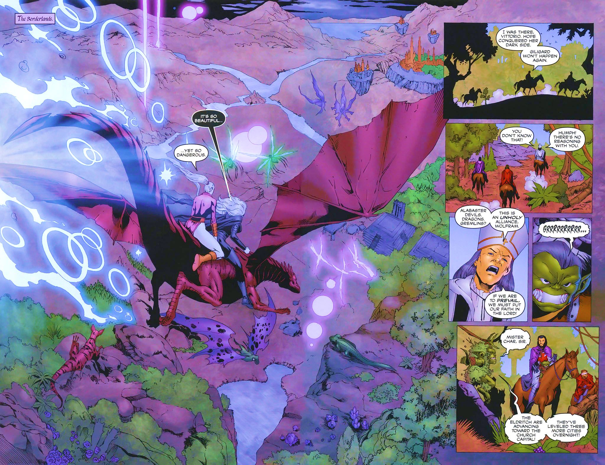 Read online Brian Pulido's Medieval Lady Death:  War of the Winds comic -  Issue #5 - 9