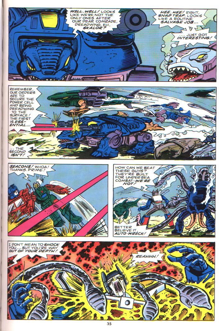 Read online The Transformers Annual comic -  Issue #1989 - 33