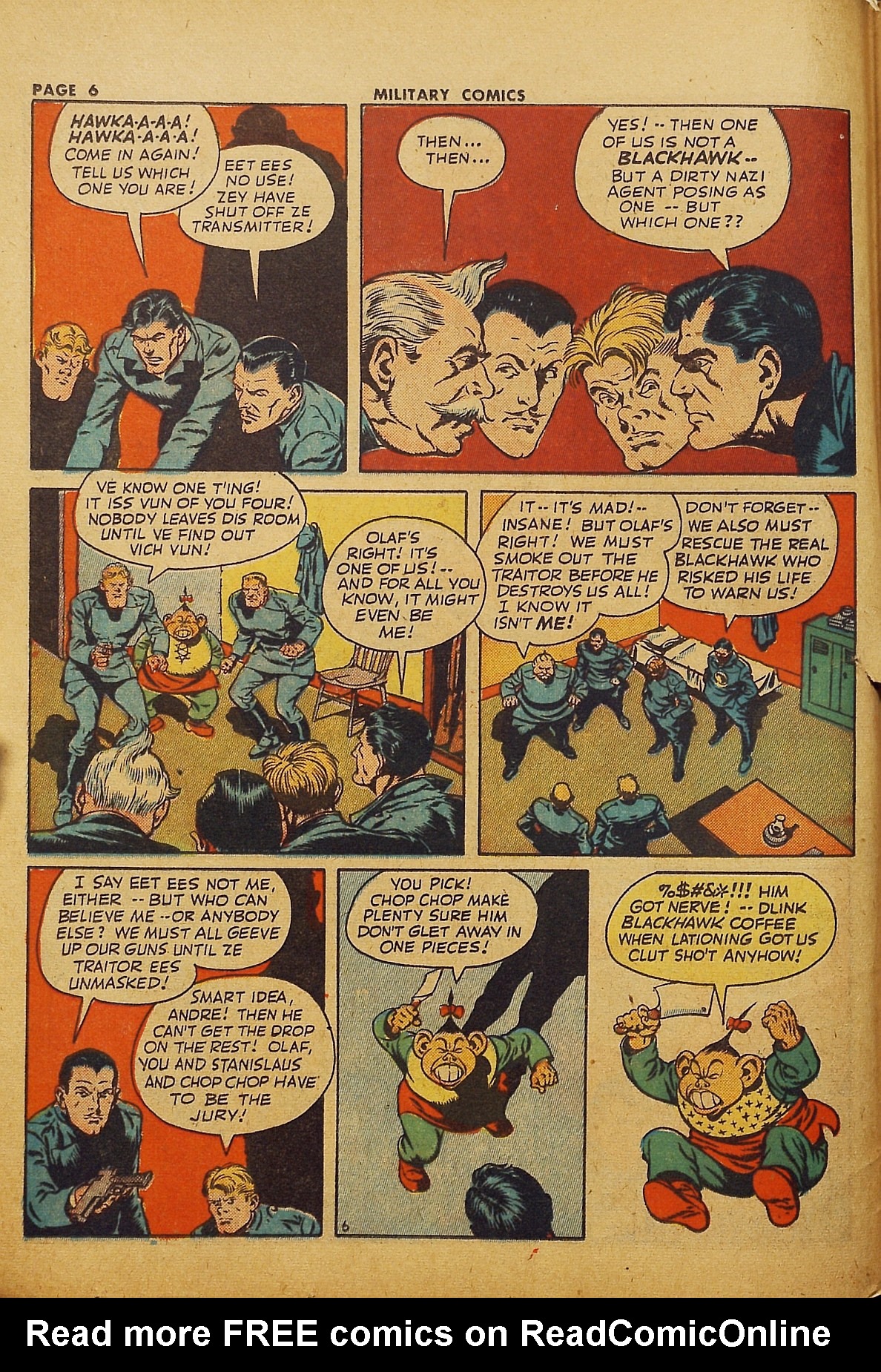 Read online Military Comics comic -  Issue #22 - 8