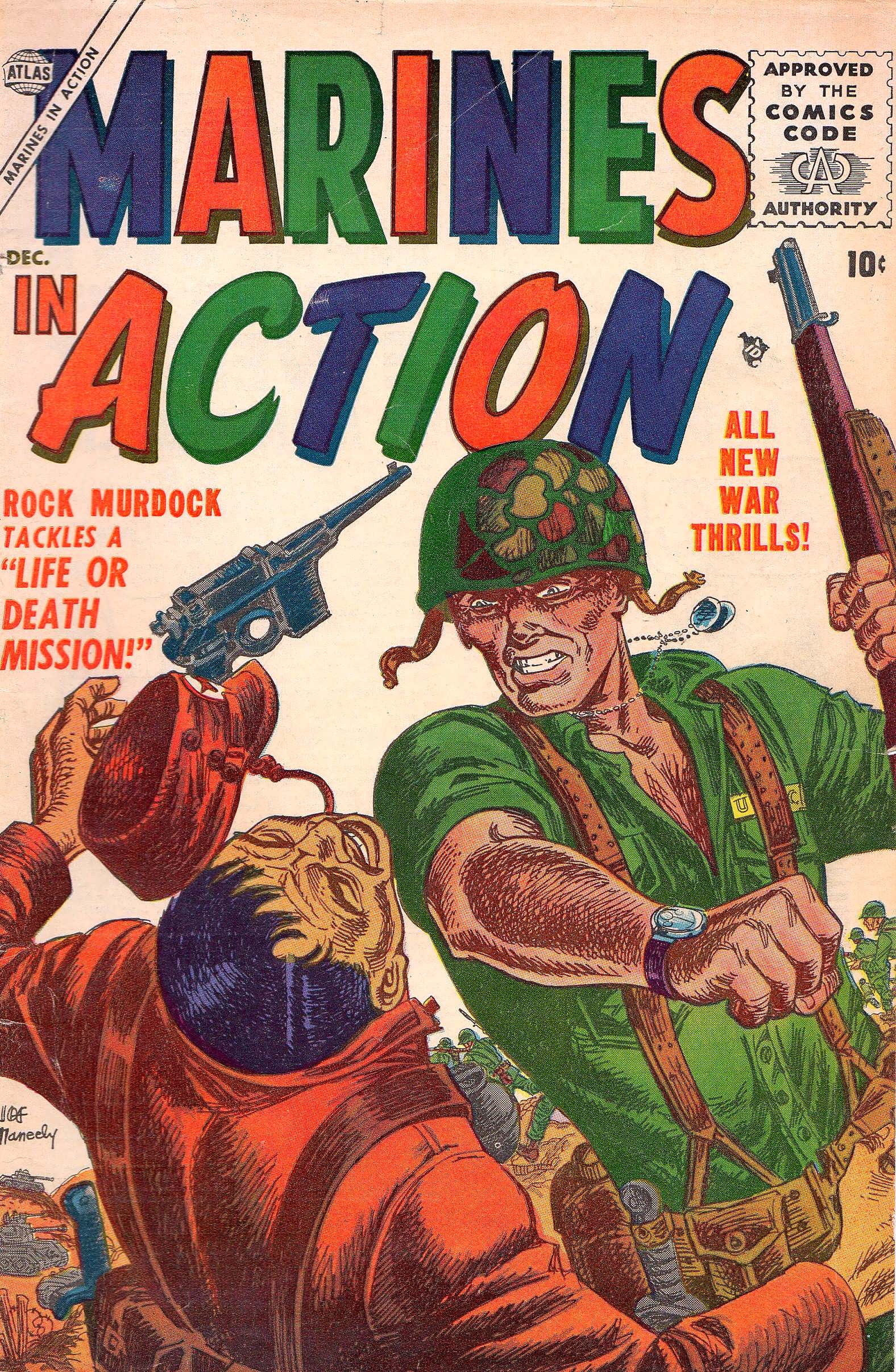 Read online Marines in Action comic -  Issue #4 - 1