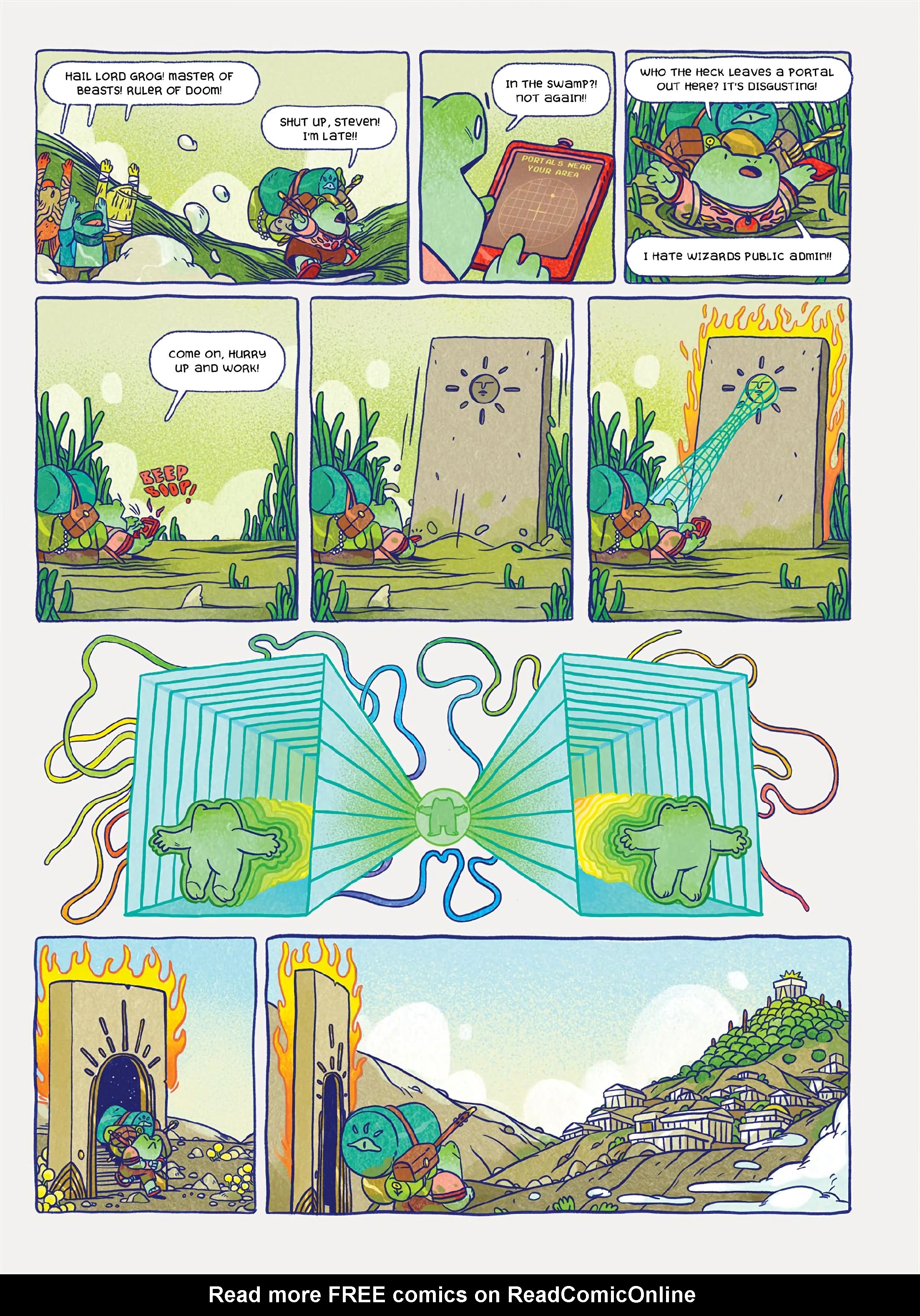 Read online Grog the Frog: The Book of Taurus comic -  Issue # TPB - 8