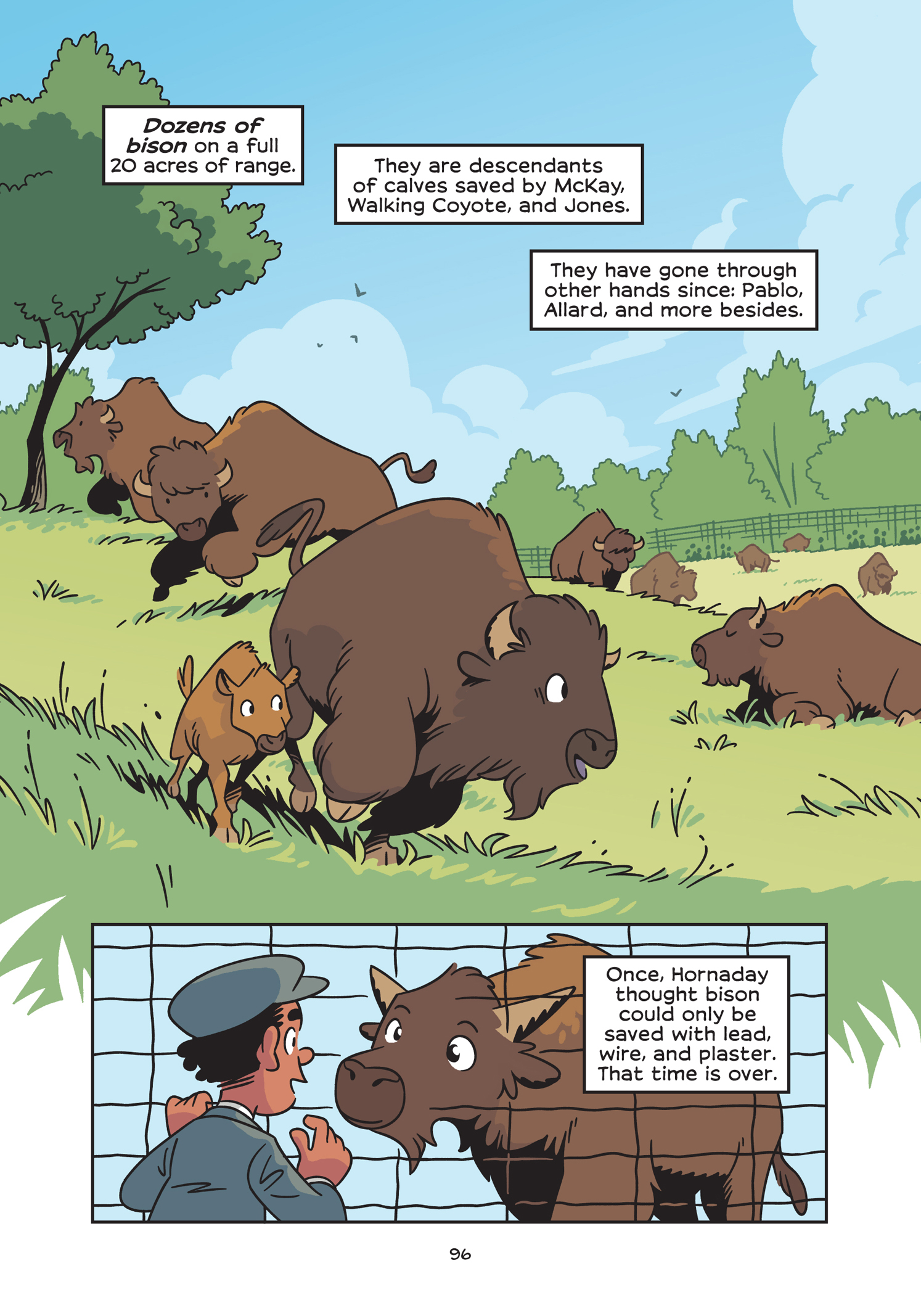 Read online History Comics comic -  Issue # The American Bison - The Buffalos Survival Tale - 102