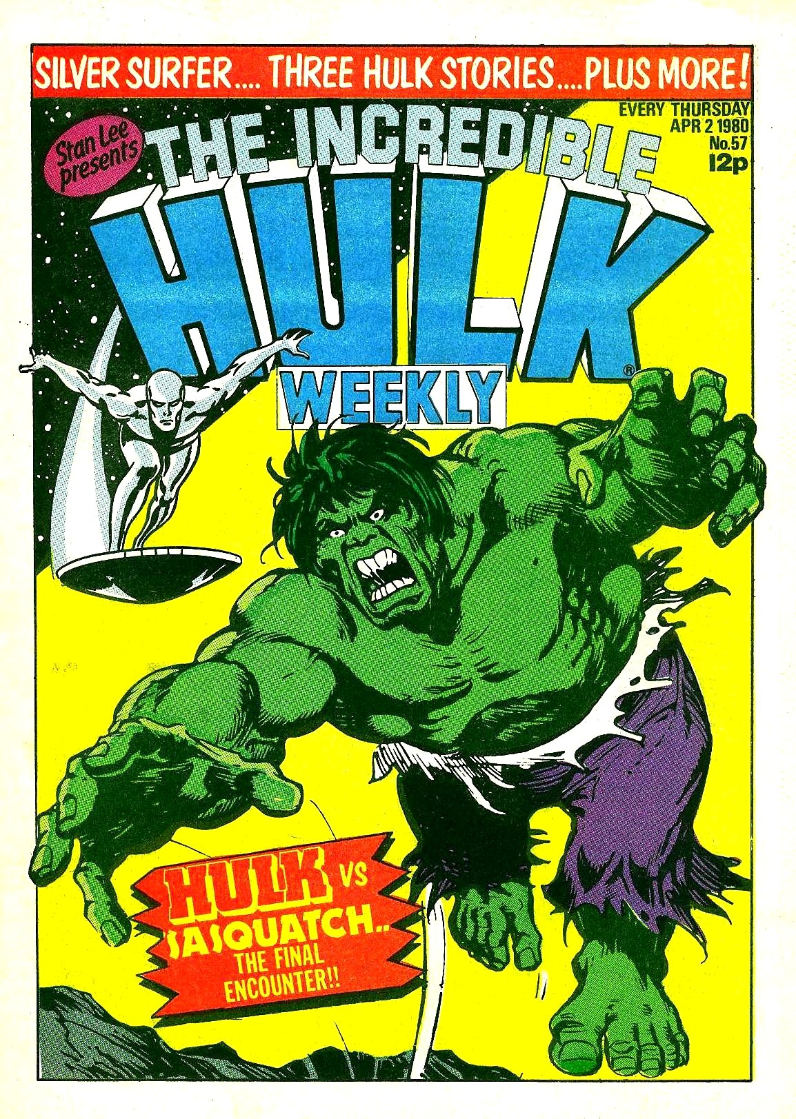 Read online The Incredible Hulk Weekly comic -  Issue #57 - 1