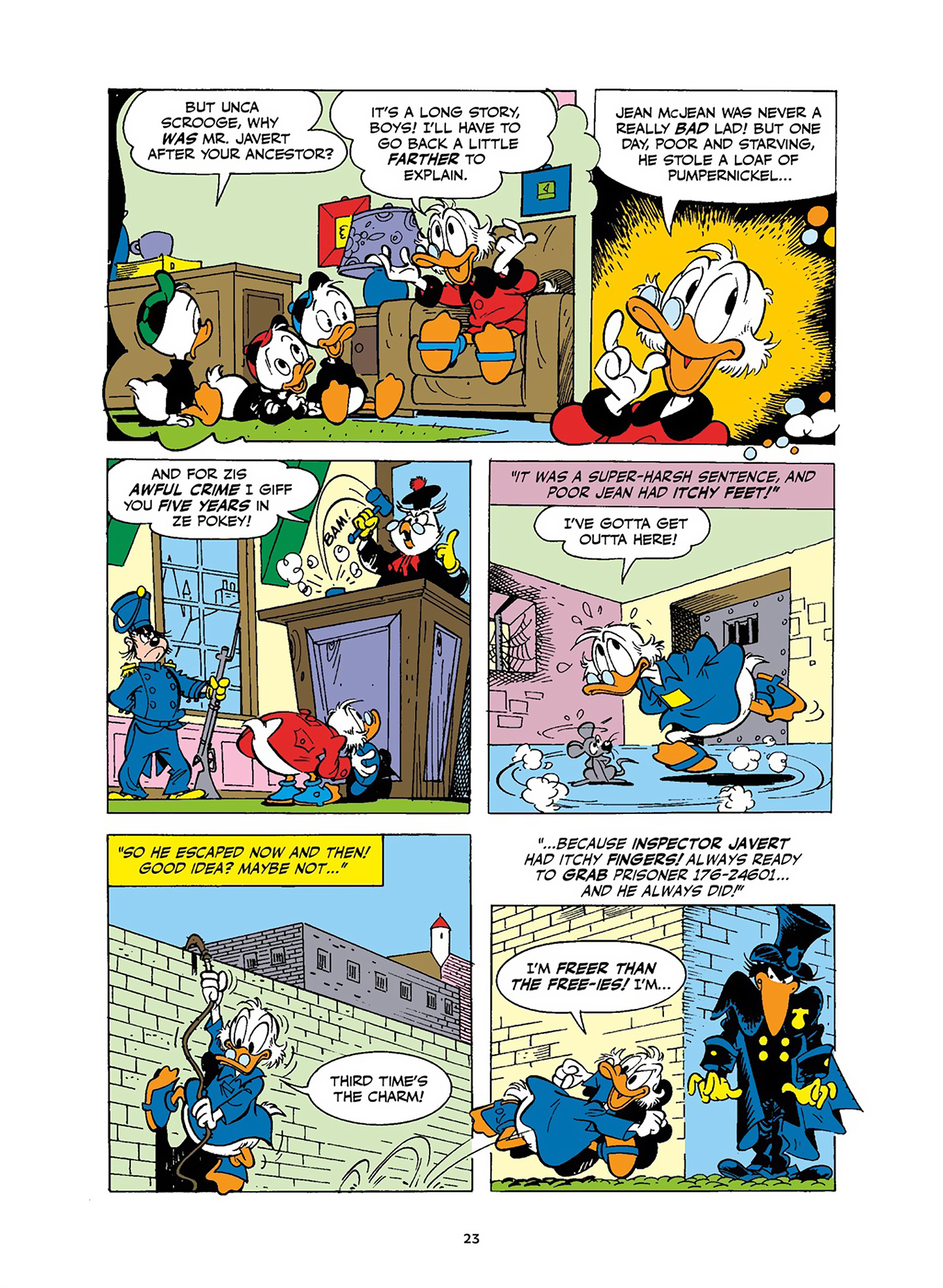 Read online Uncle Scrooge and Donald Duck in Les Misérables and War and Peace comic -  Issue # TPB (Part 1) - 24