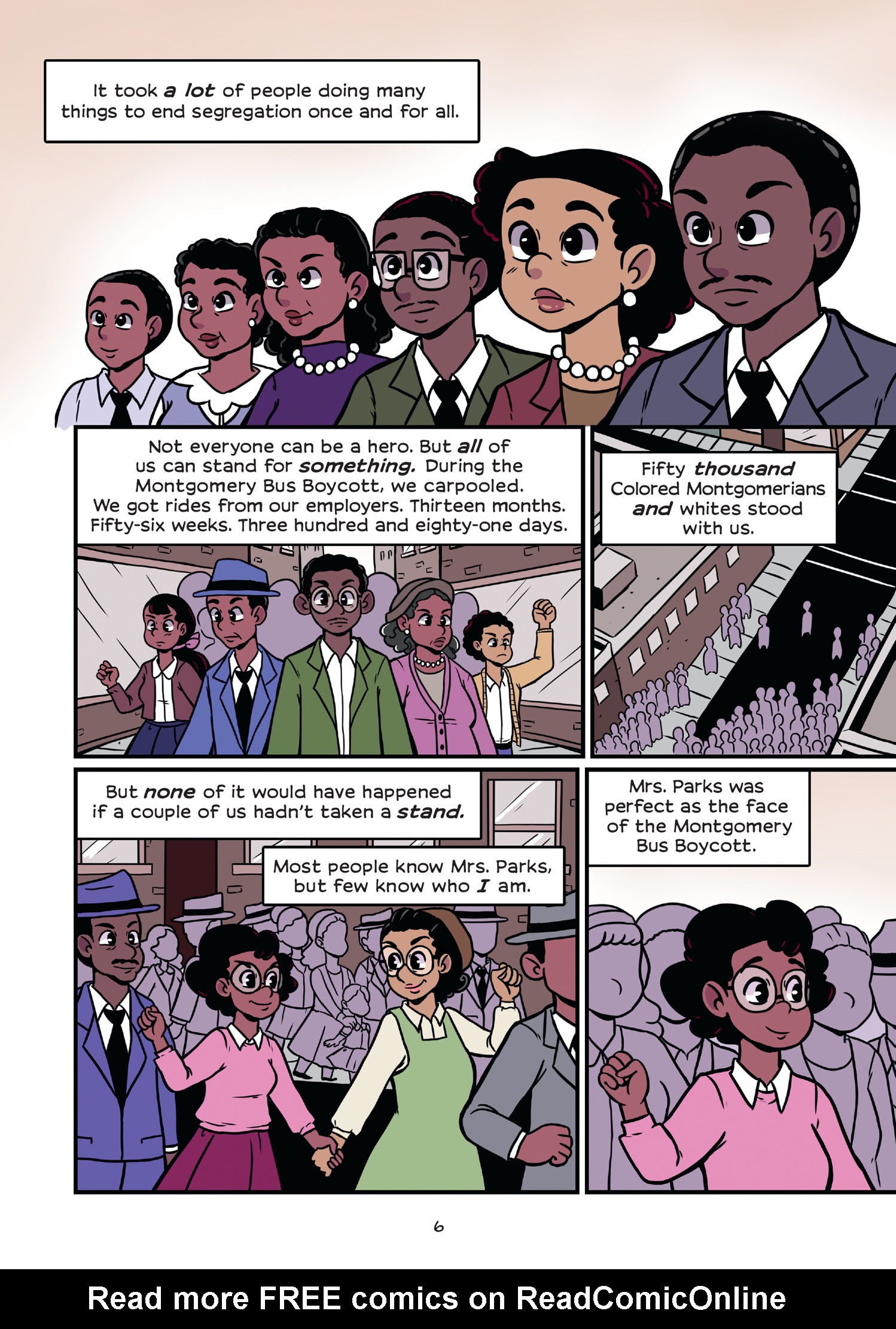 Read online History Comics comic -  Issue # Rosa Parks & Claudette Colvin - Civil Rights Heroes - 12