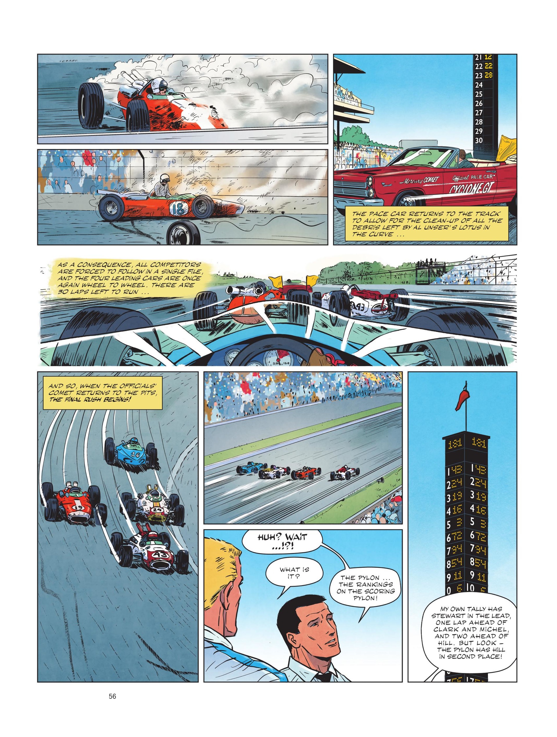 Read online Michel Vaillant: Legendary Races: In the Hell of Indianapolis comic -  Issue # Full - 57