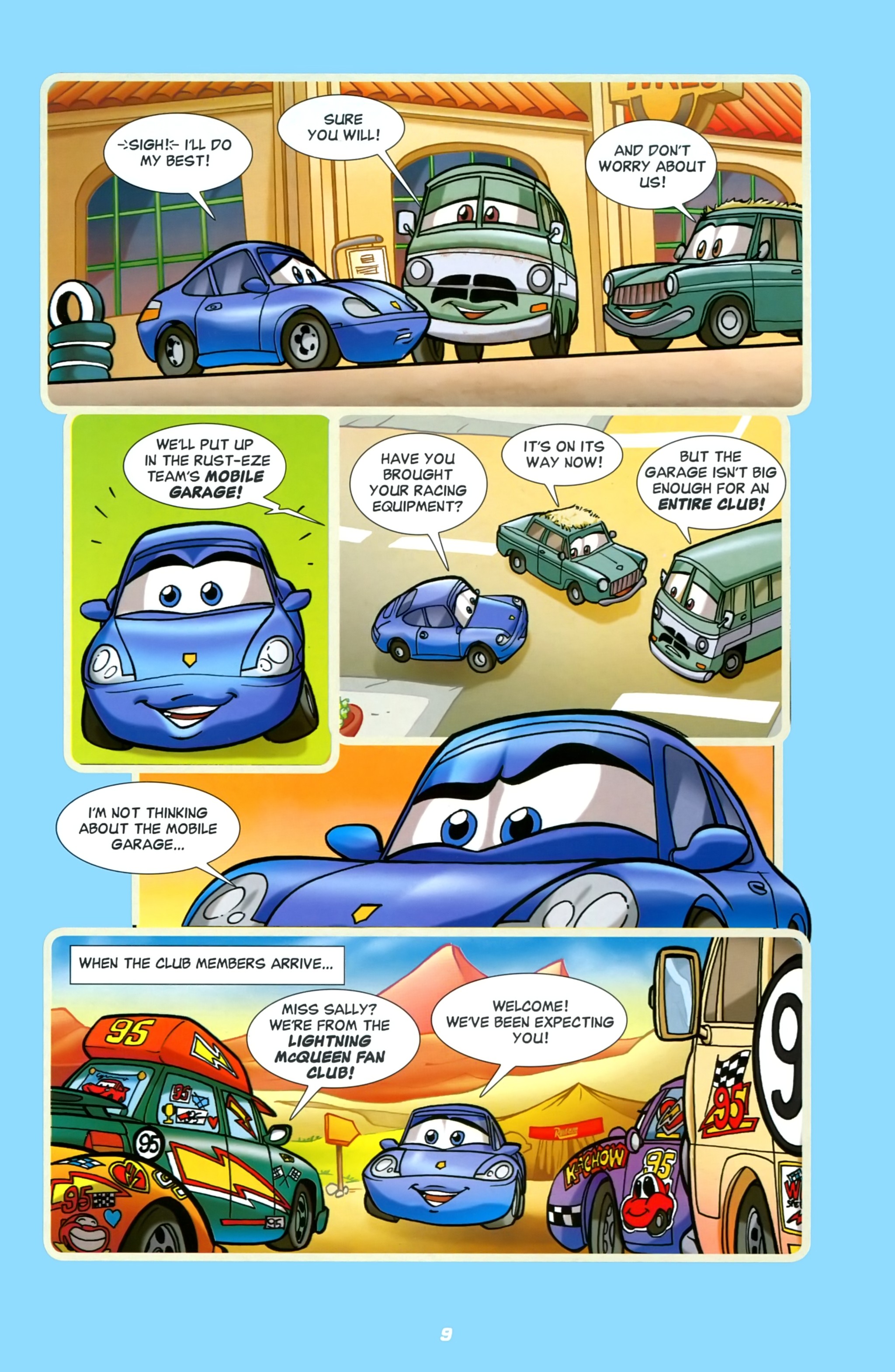 Read online Disney Pixar Cars comic -  Issue # Full - 9