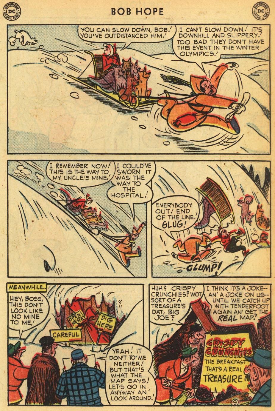 Read online The Adventures of Bob Hope comic -  Issue #17 - 21