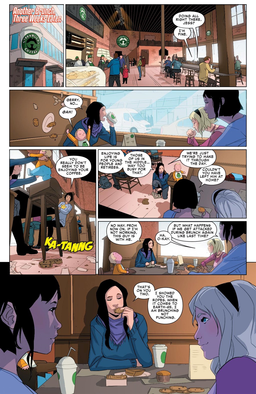 Spider-Gwen: Ghost-Spider - Edge of Spider-Verse (Modern Era Epic Collection) chapter 5 page 34