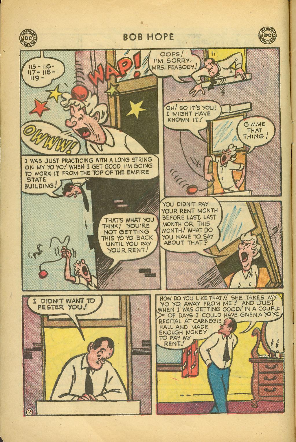 Read online The Adventures of Bob Hope comic -  Issue #21 - 4