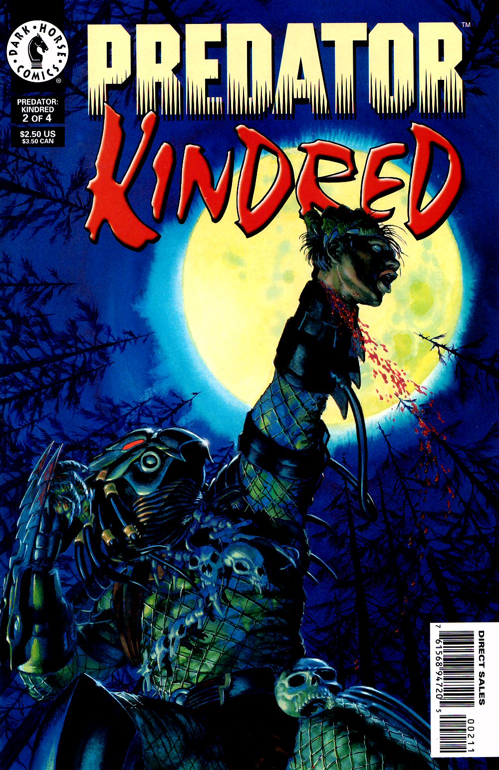 Read online Predator: Kindred comic -  Issue #2 - 1