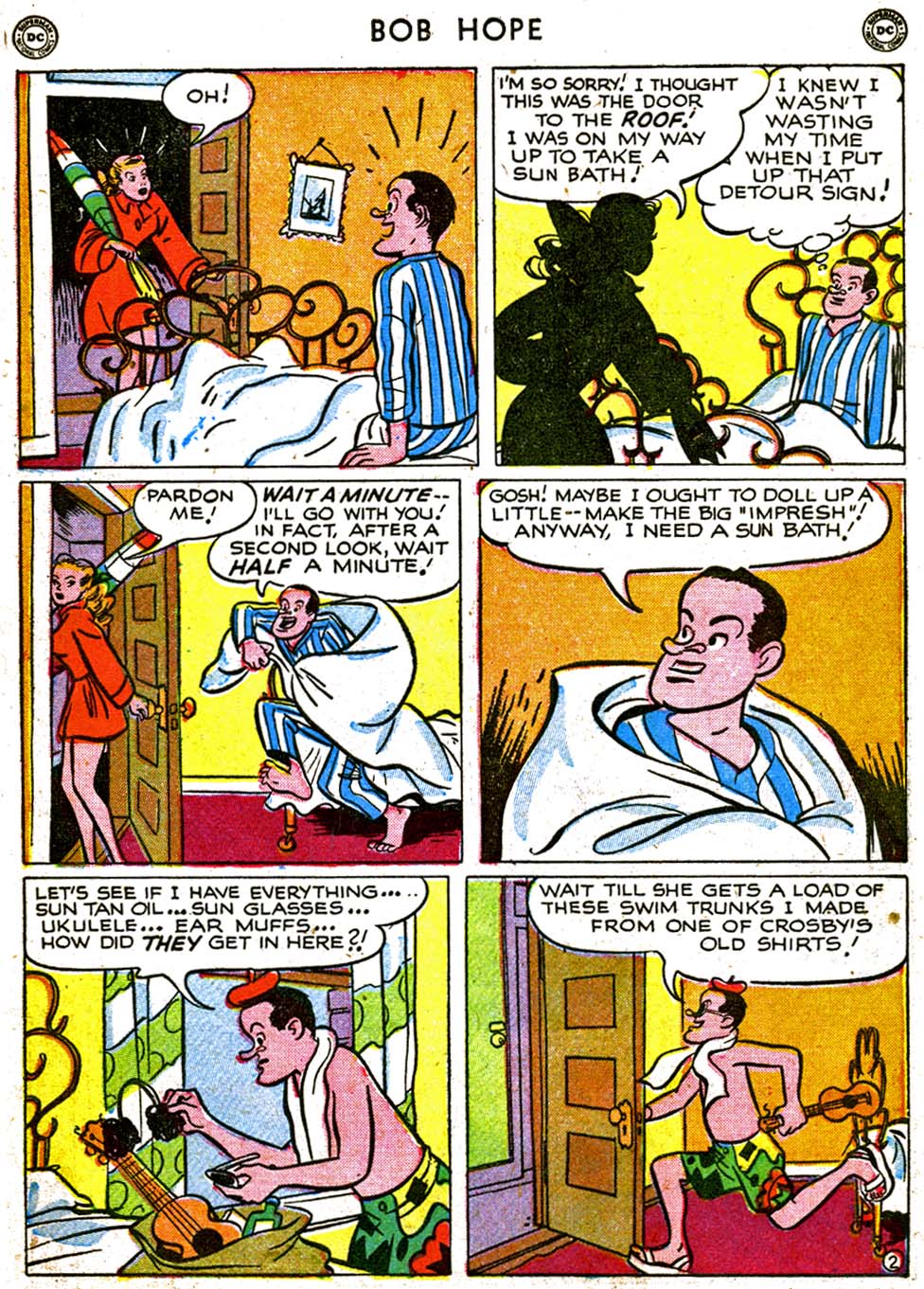 Read online The Adventures of Bob Hope comic -  Issue #3 - 5