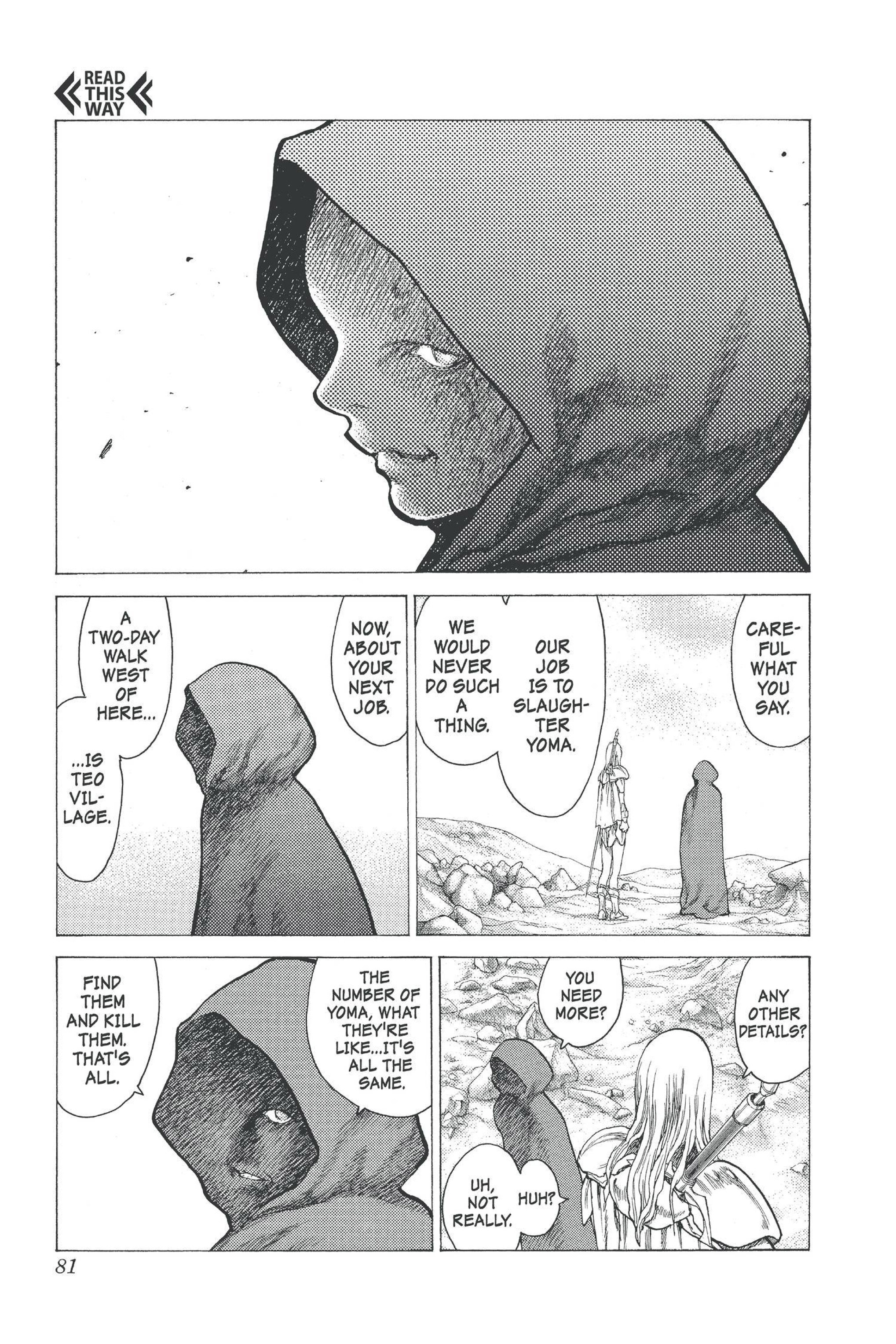 Read online Claymore comic -  Issue #3 - 76