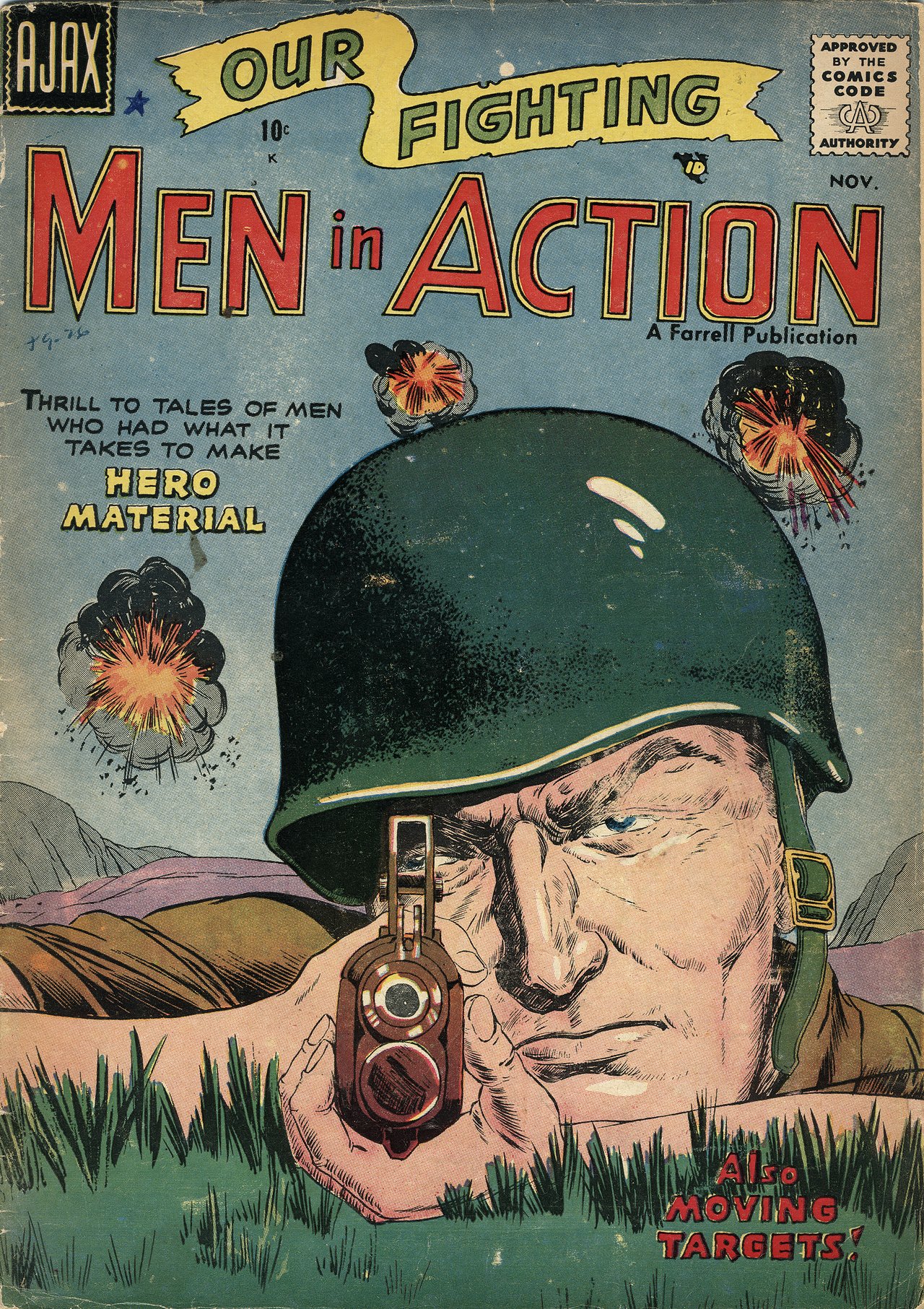 Read online Men in Action (1957) comic -  Issue #4 - 1