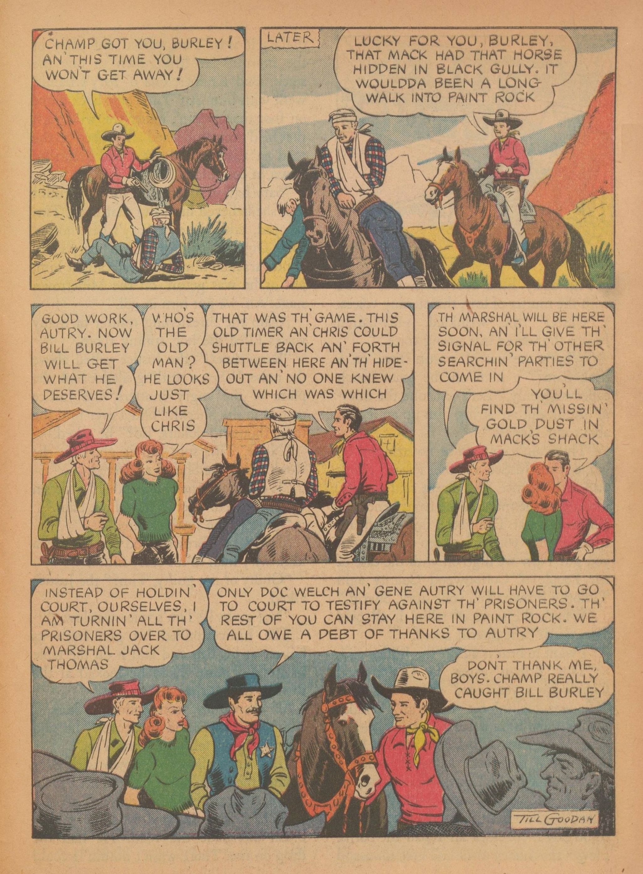 Read online Gene Autry Comics comic -  Issue #5 - 55