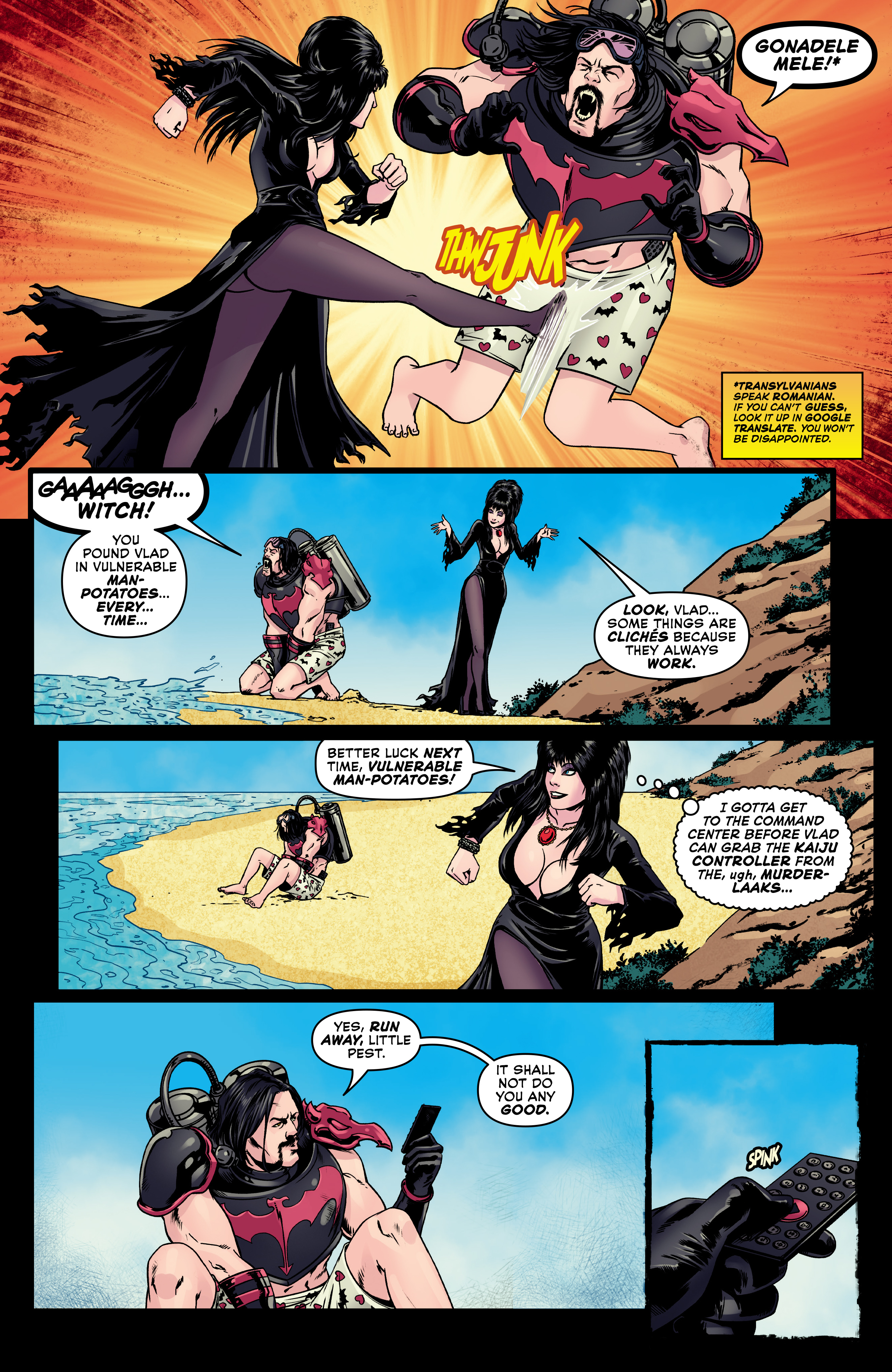Read online Elvira in Monsterland comic -  Issue #4 - 12