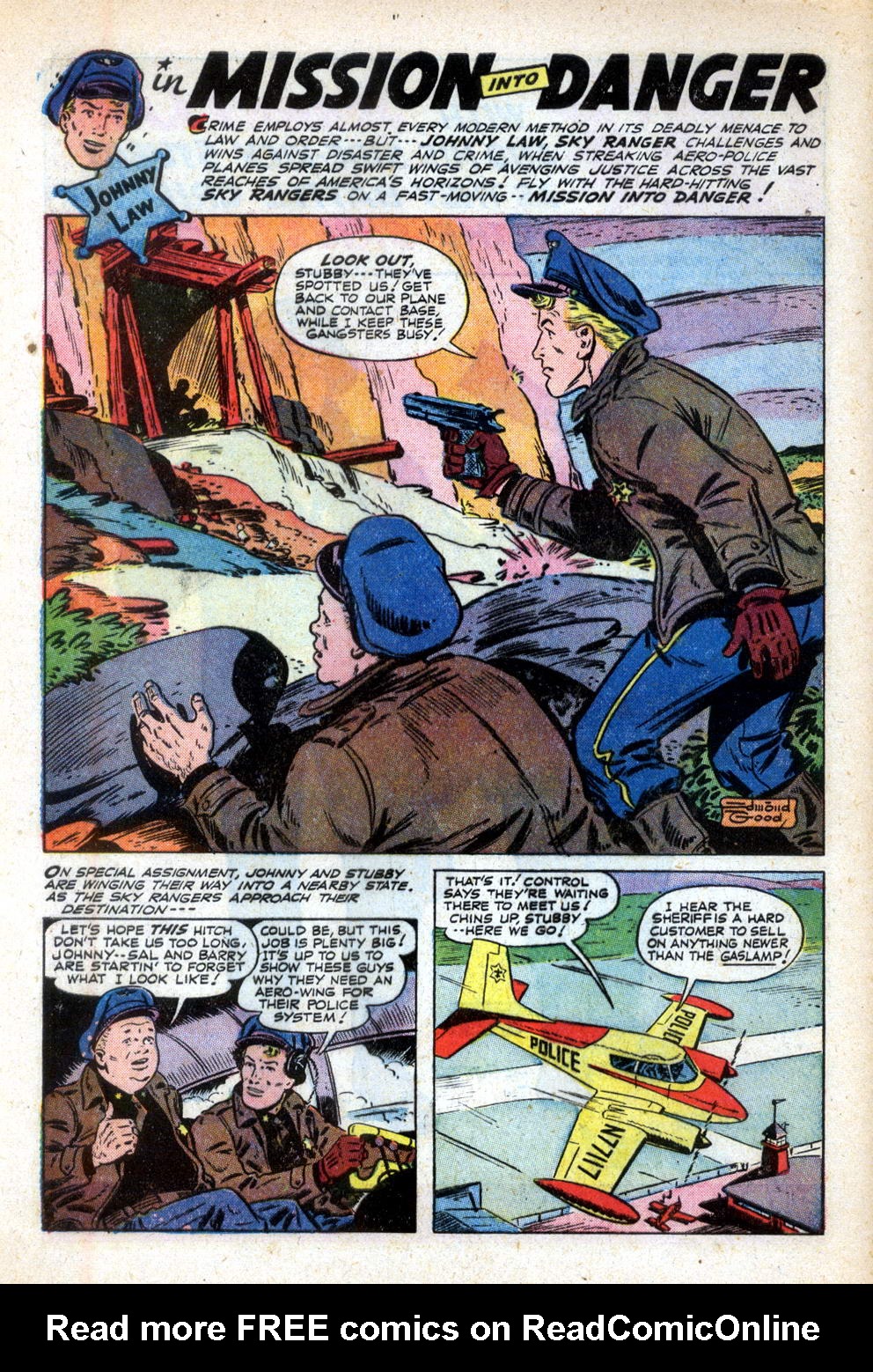 Read online Johnny Law Sky Ranger Adventures comic -  Issue #1 - 4