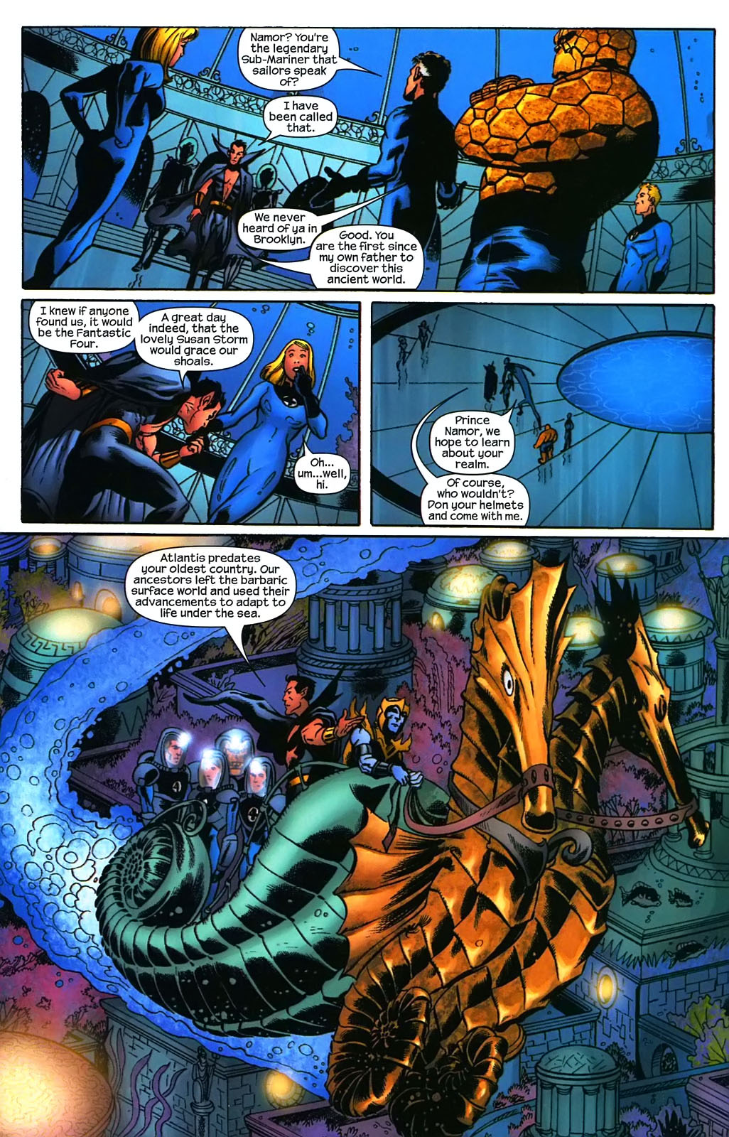 Read online Marvel Adventures Fantastic Four comic -  Issue #7 - 8