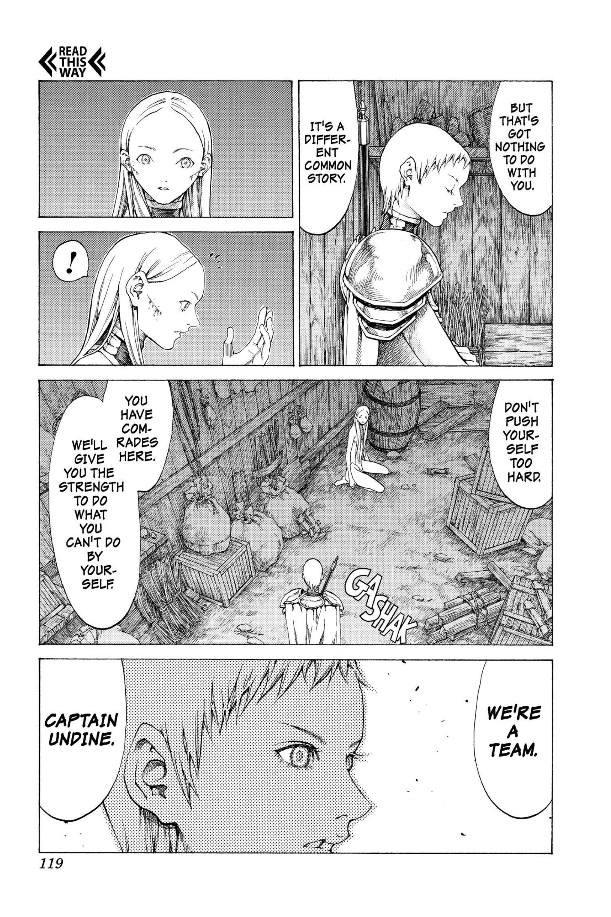 Read online Claymore comic -  Issue #10 - 111
