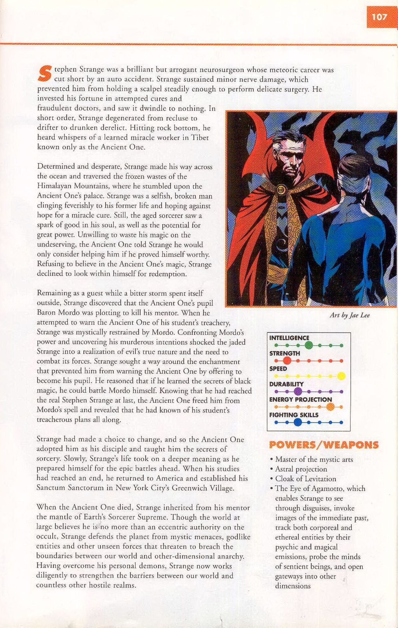 Read online Marvel Encyclopedia comic -  Issue # TPB 1 - 105