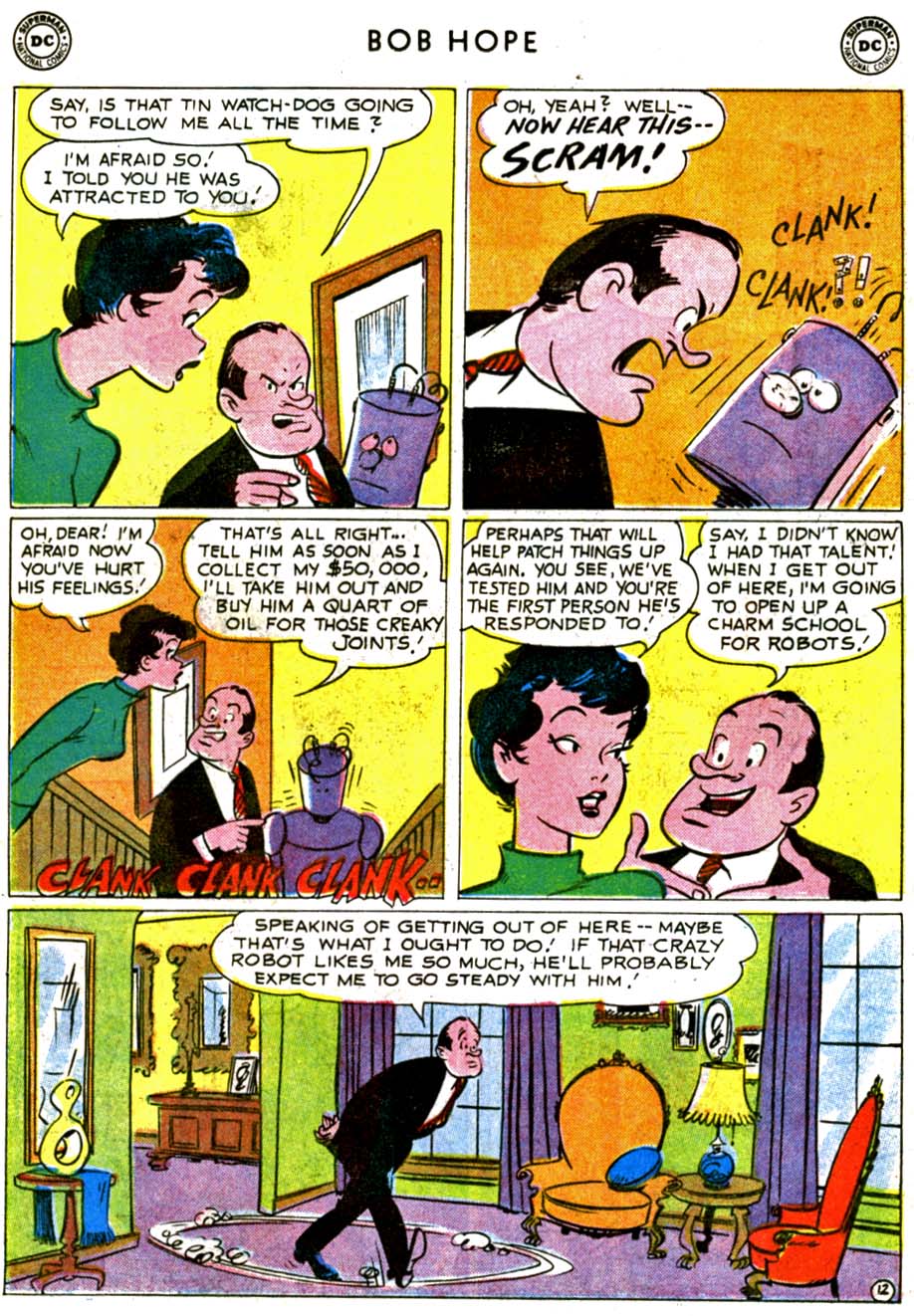 Read online The Adventures of Bob Hope comic -  Issue #68 - 16