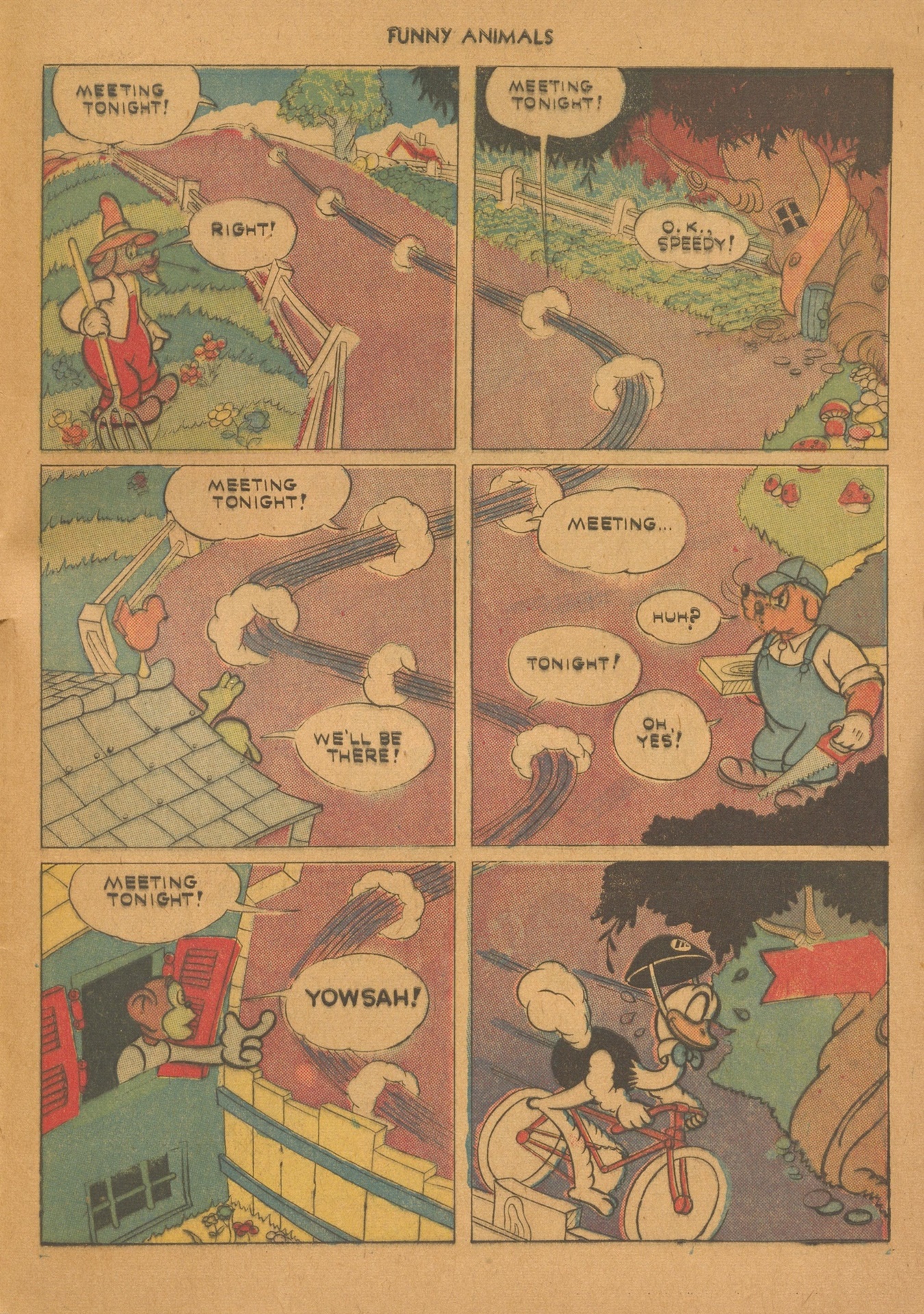 Read online Fawcett's Funny Animals comic -  Issue #12 - 55